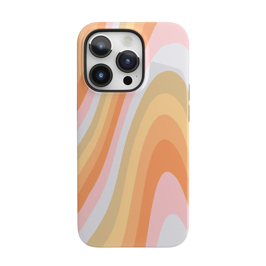 Rainbow Waves iPhone Case