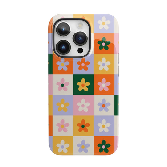 Patchwork Flowers iPhone Case