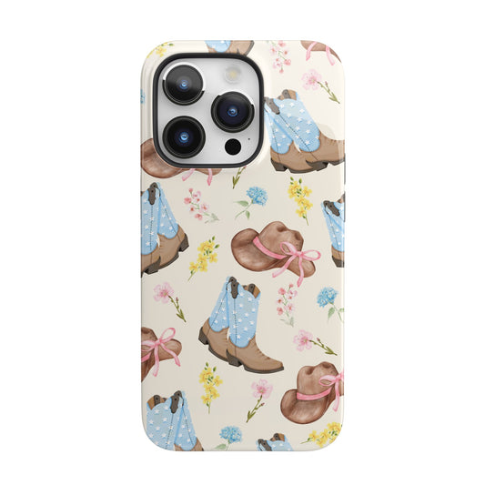 Floral Cowgirl iPhone Case
