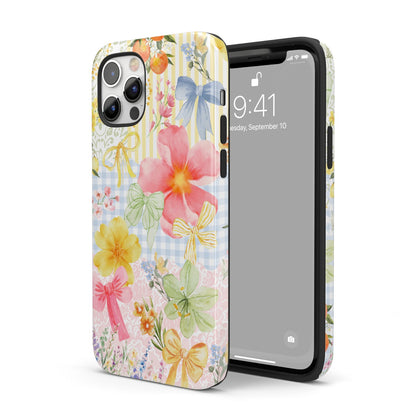 Garden Party Collage iPhone Case