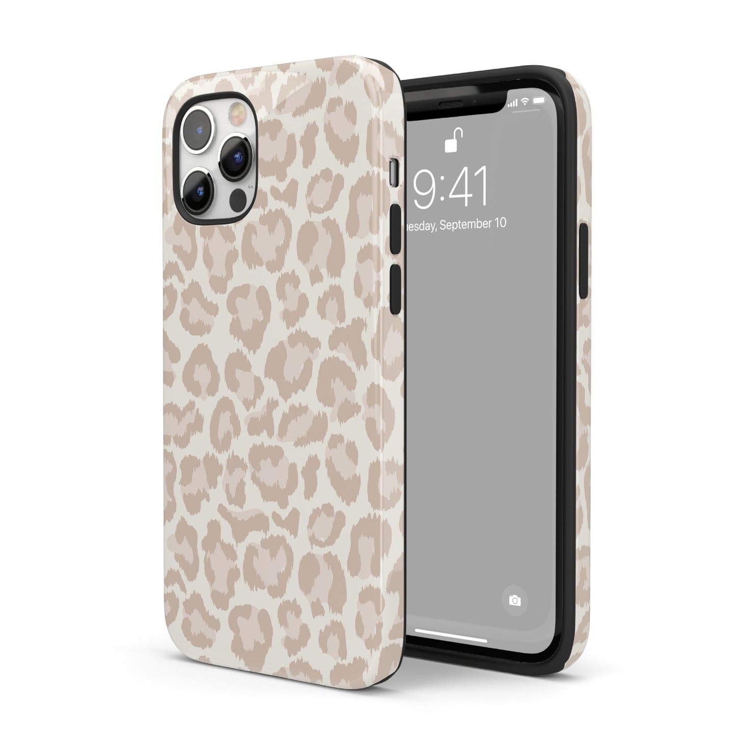 Beige Leopard iPhone Case