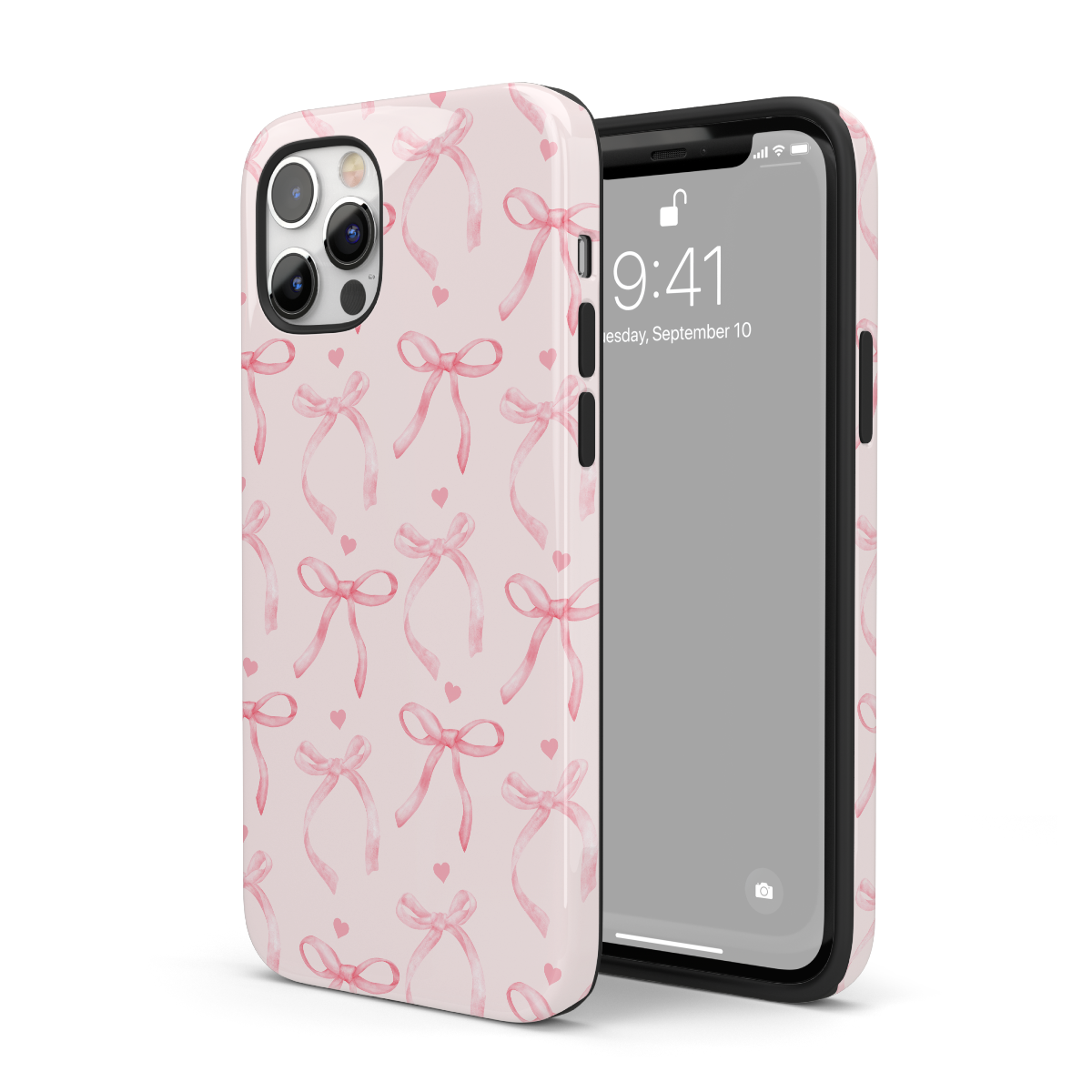 Blushing Bow iPhone Case