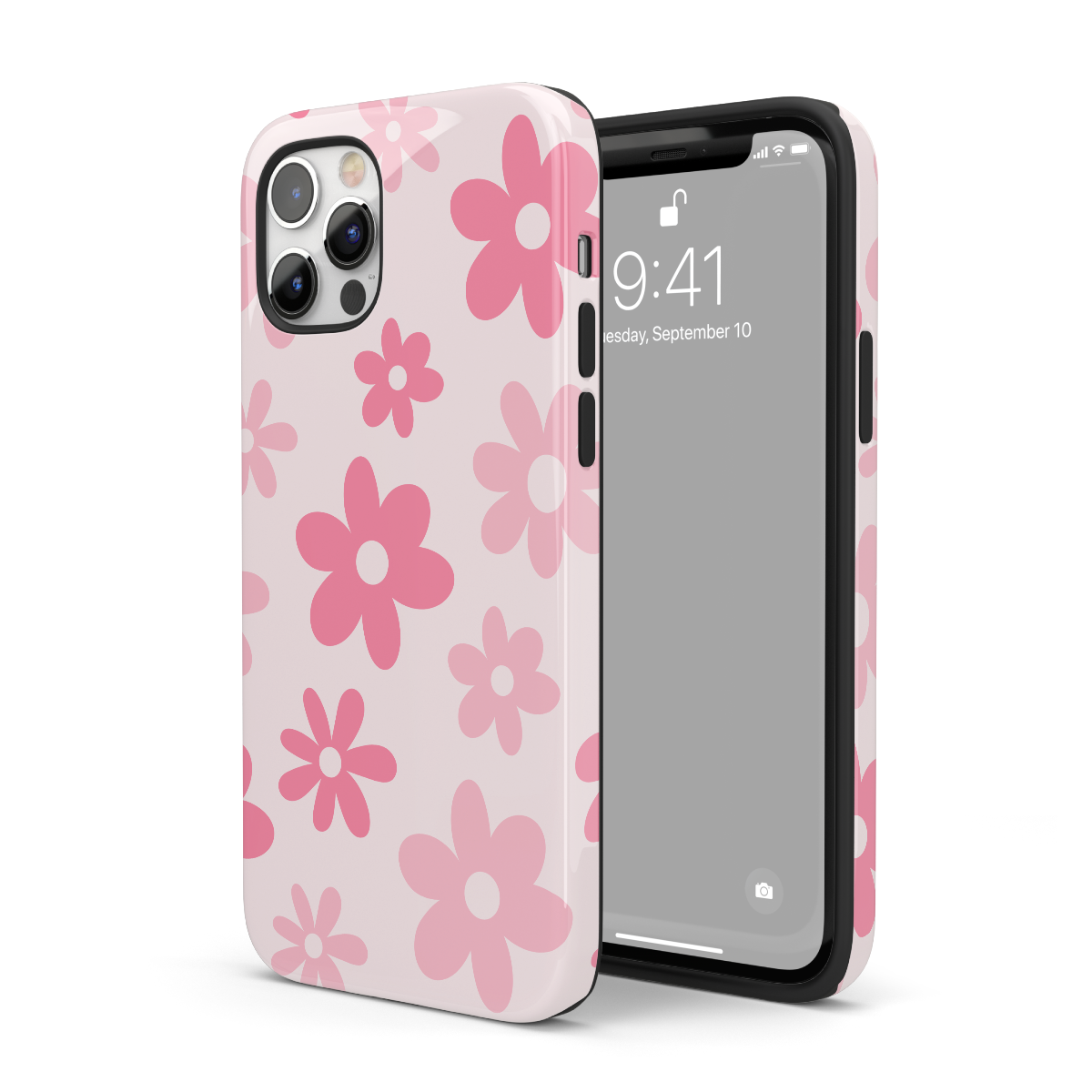 Pink Flower Power iPhone Case