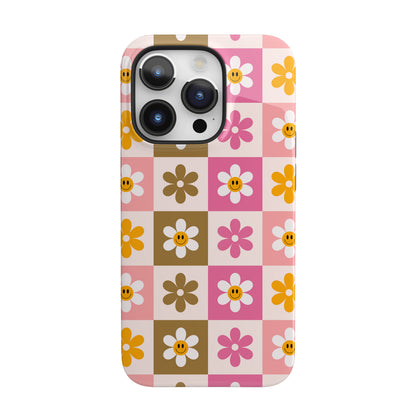 Smiley Flowers iPhone Case