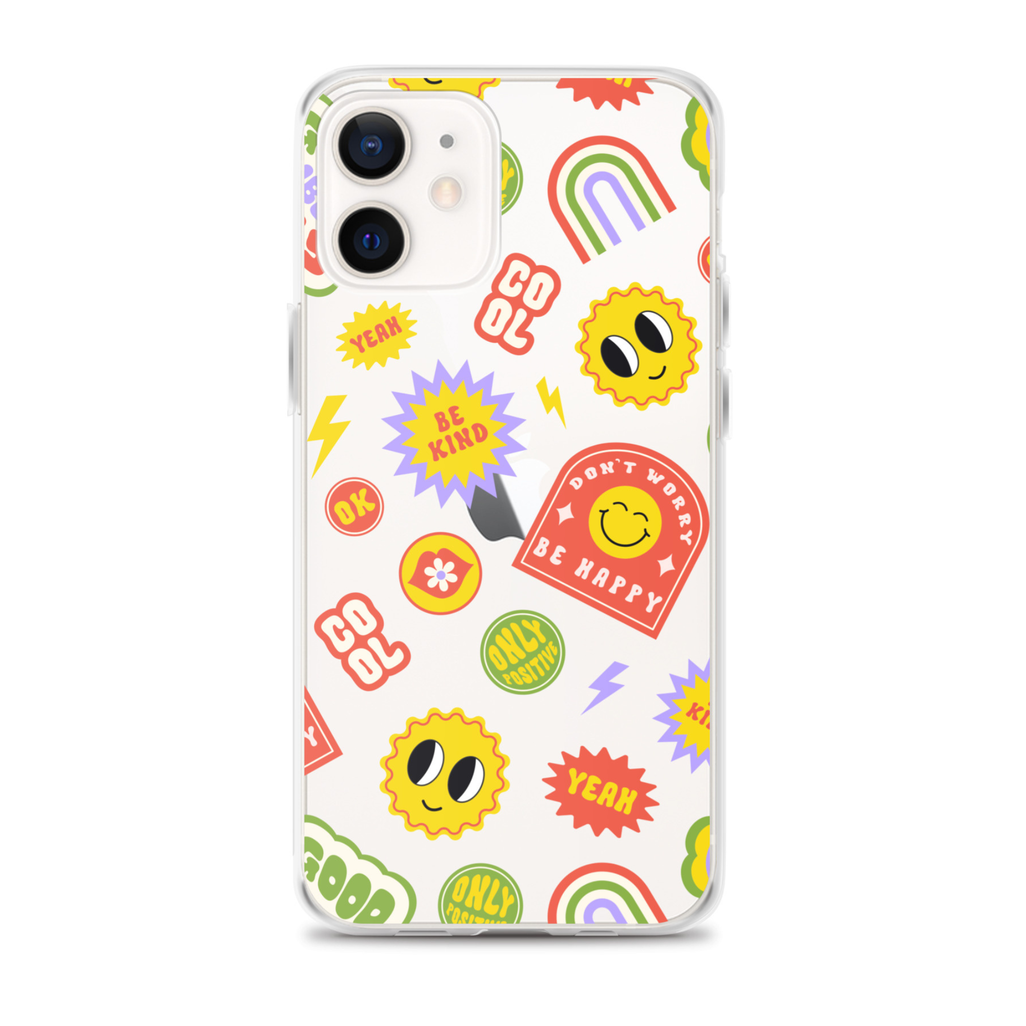 Good Vibes Clear iPhone Case