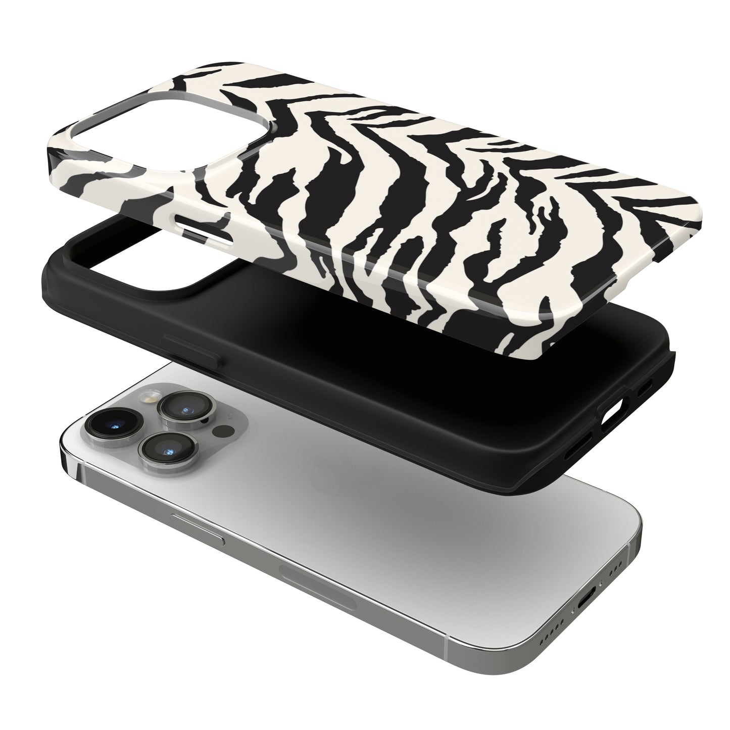 Vanilla Zebra iPhone Case
