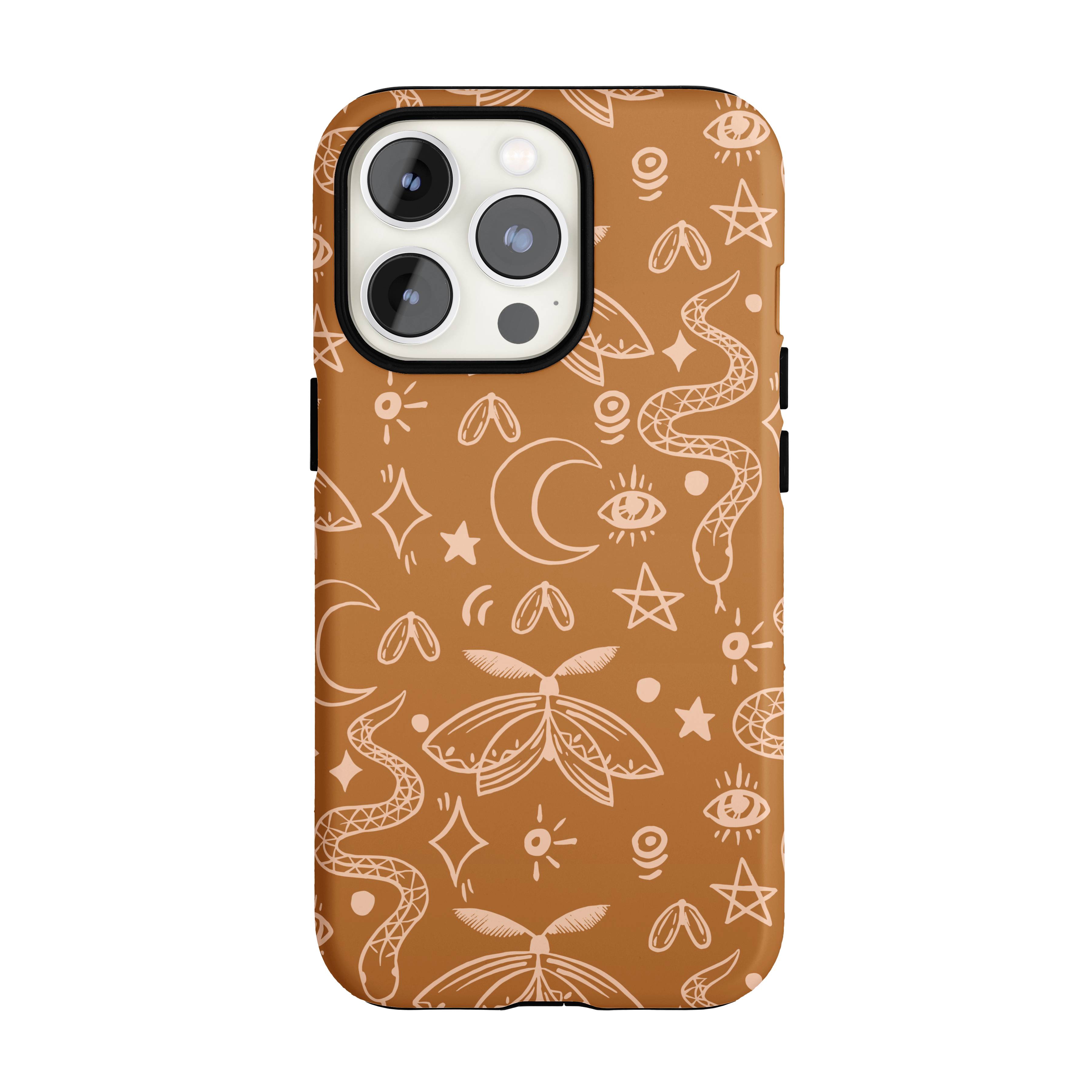 Golden Serpent iPhone Case