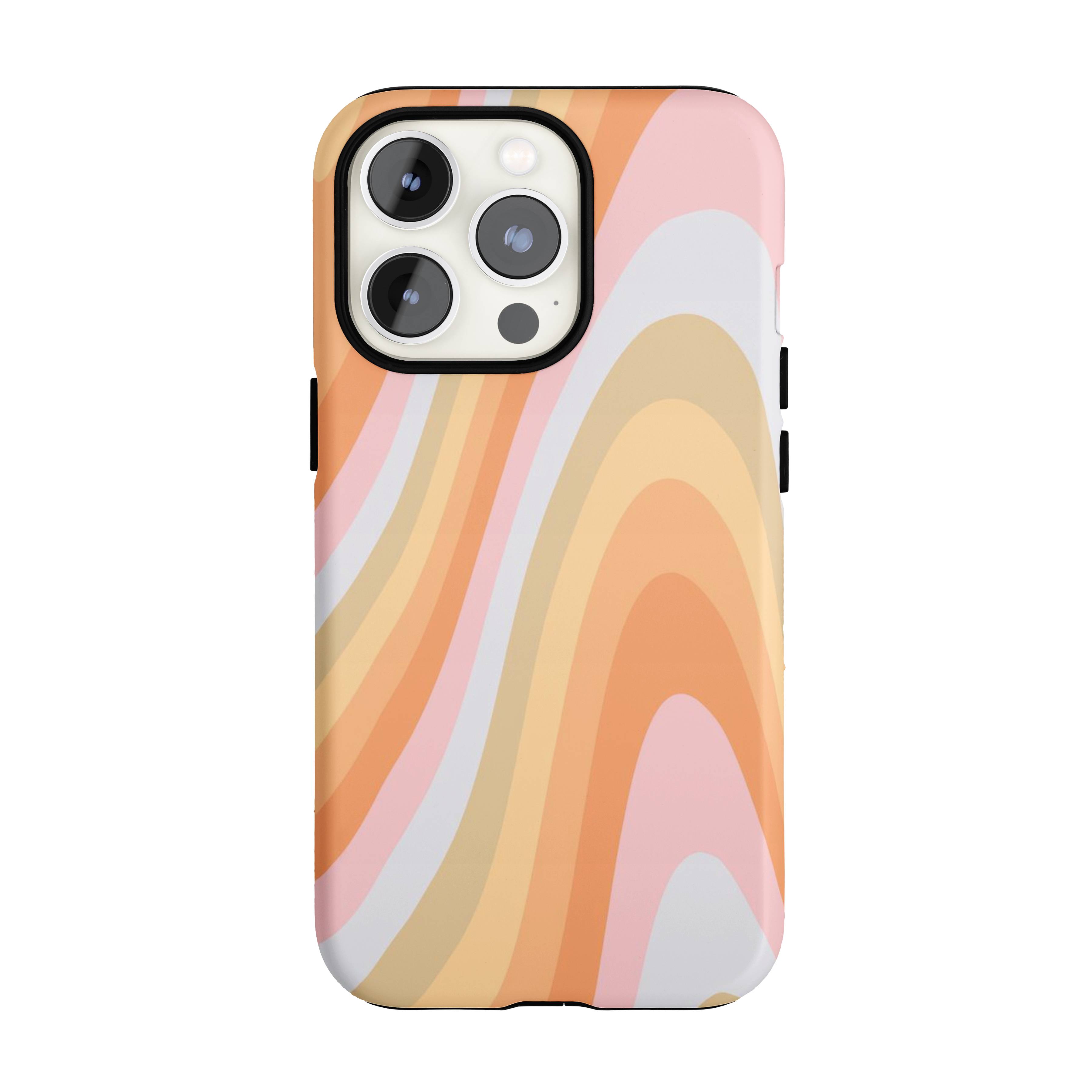 Rainbow Waves iPhone Case