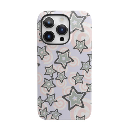 Y2K Gray Star iPhone Case