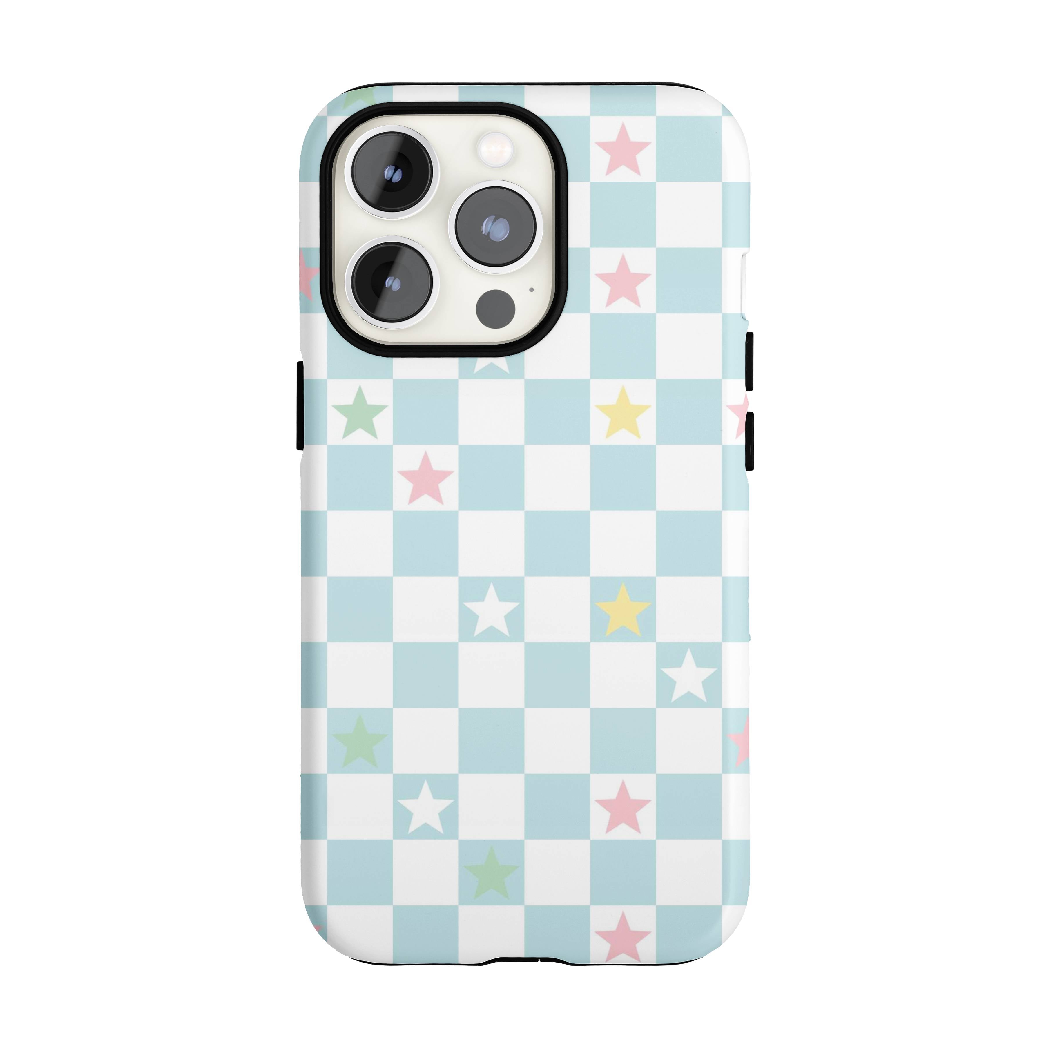 Stars Checkered iPhone Case