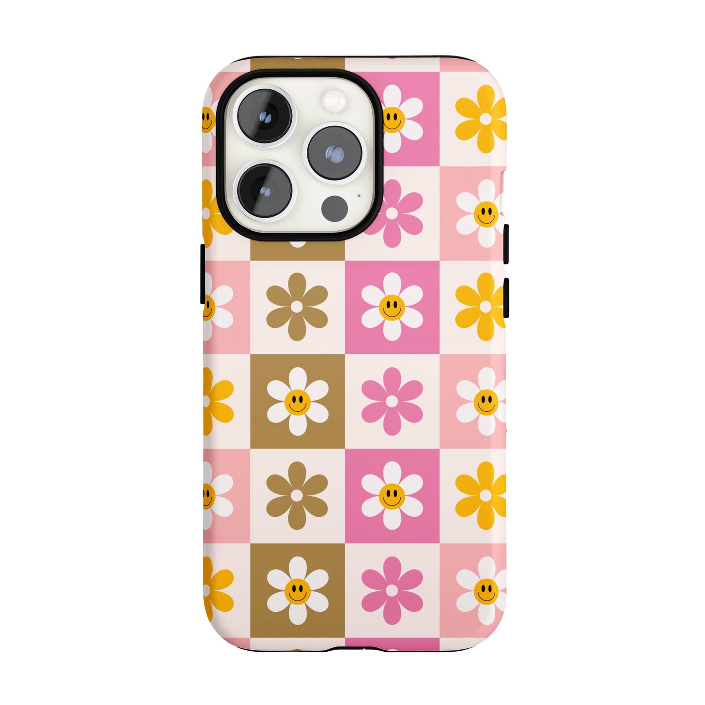 Smiley Flowers iPhone Case