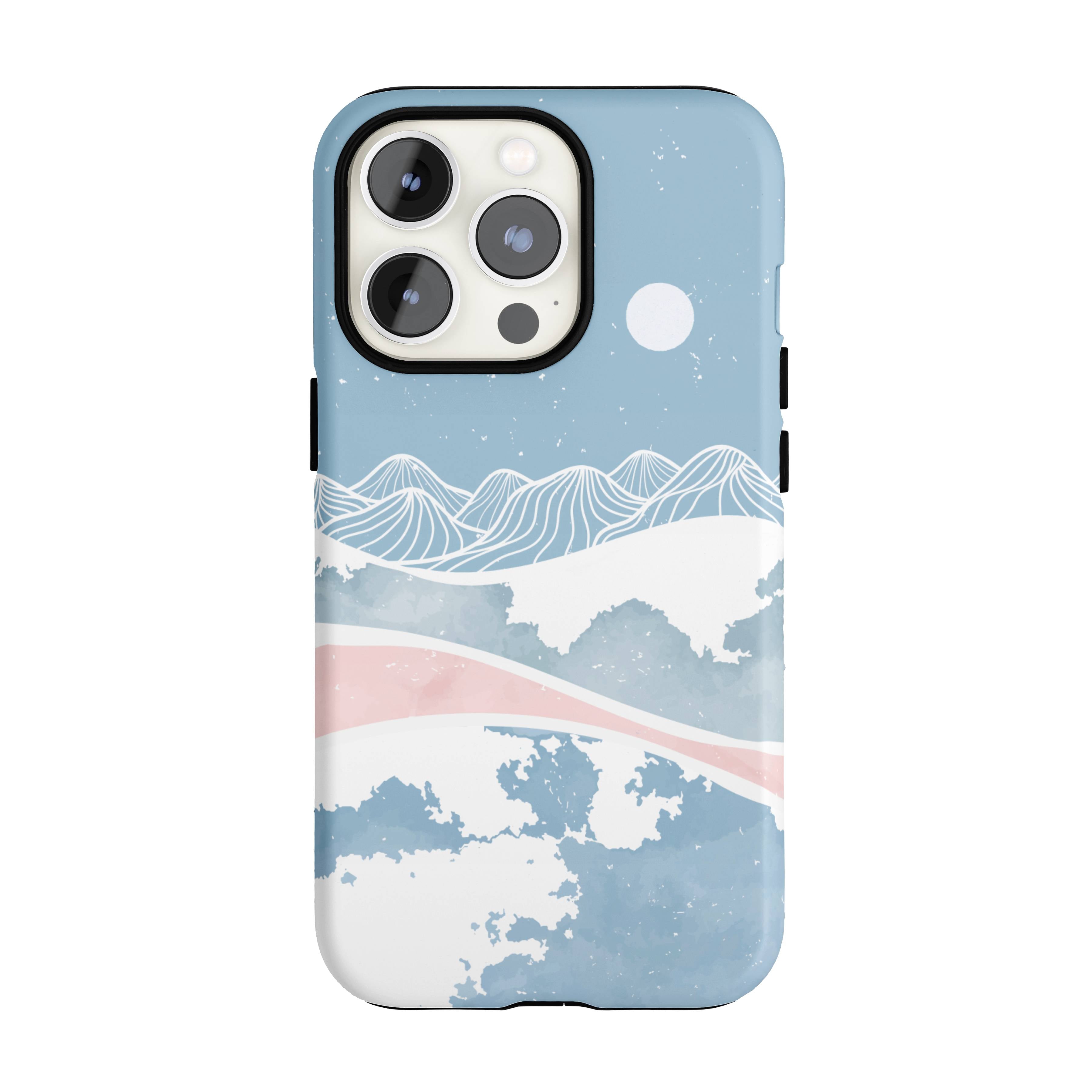 Blue Winter Night iPhone Case