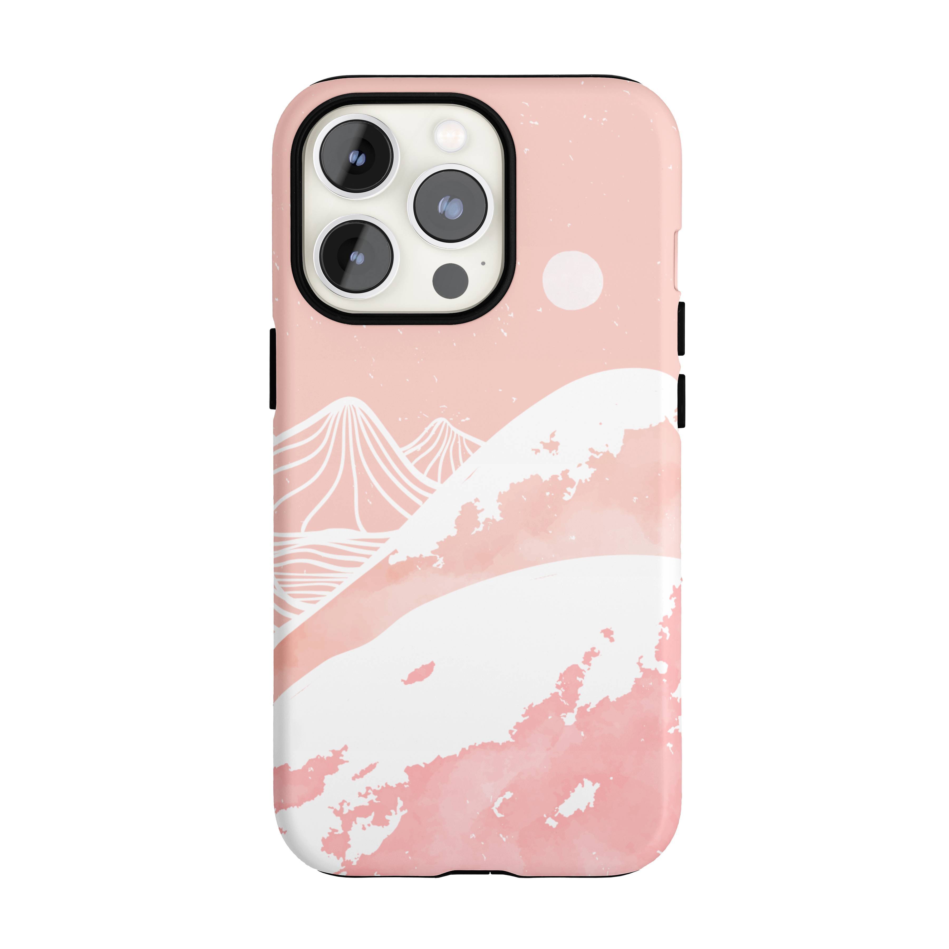 Pink Winter Night iPhone Case