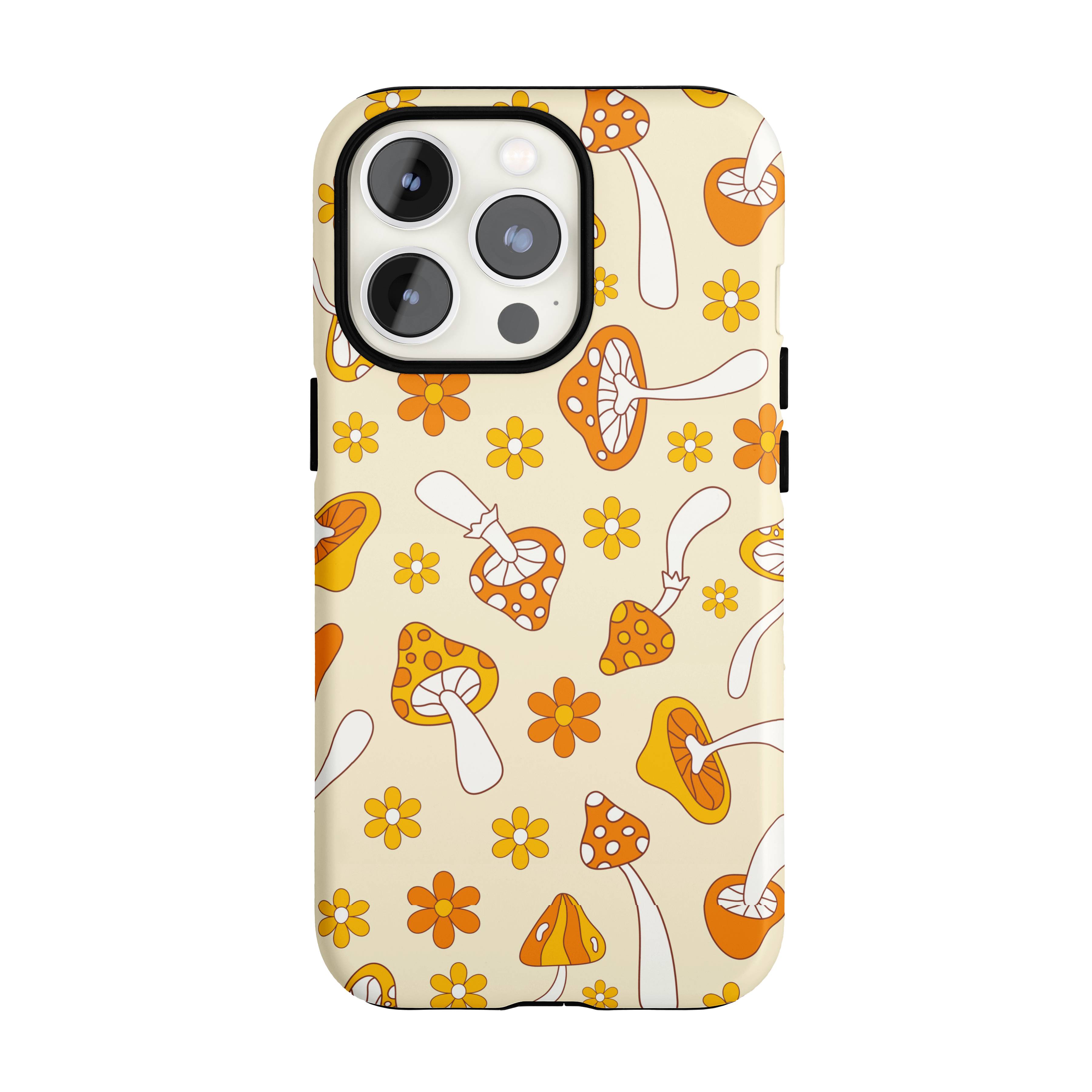 Retro Mushrooms iPhone Case