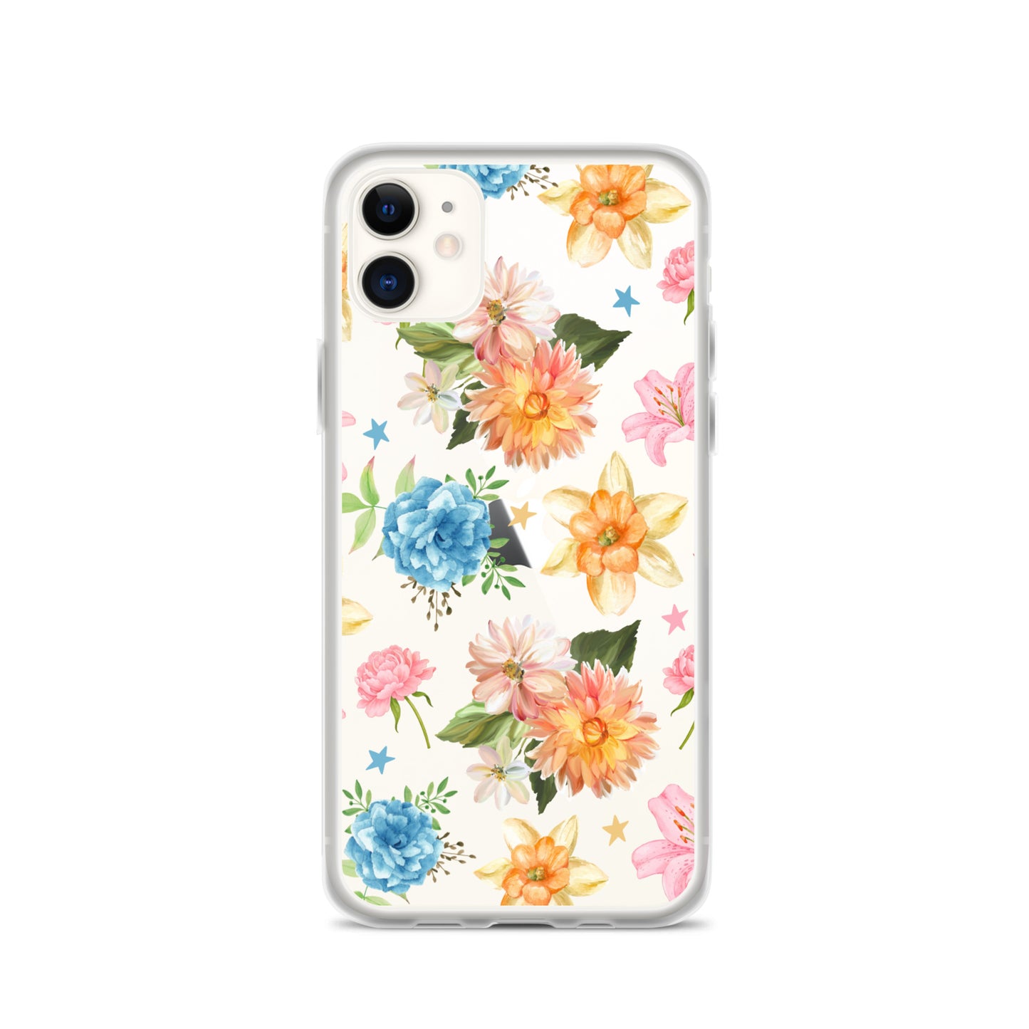 Floral Fiesta Clear iPhone Case