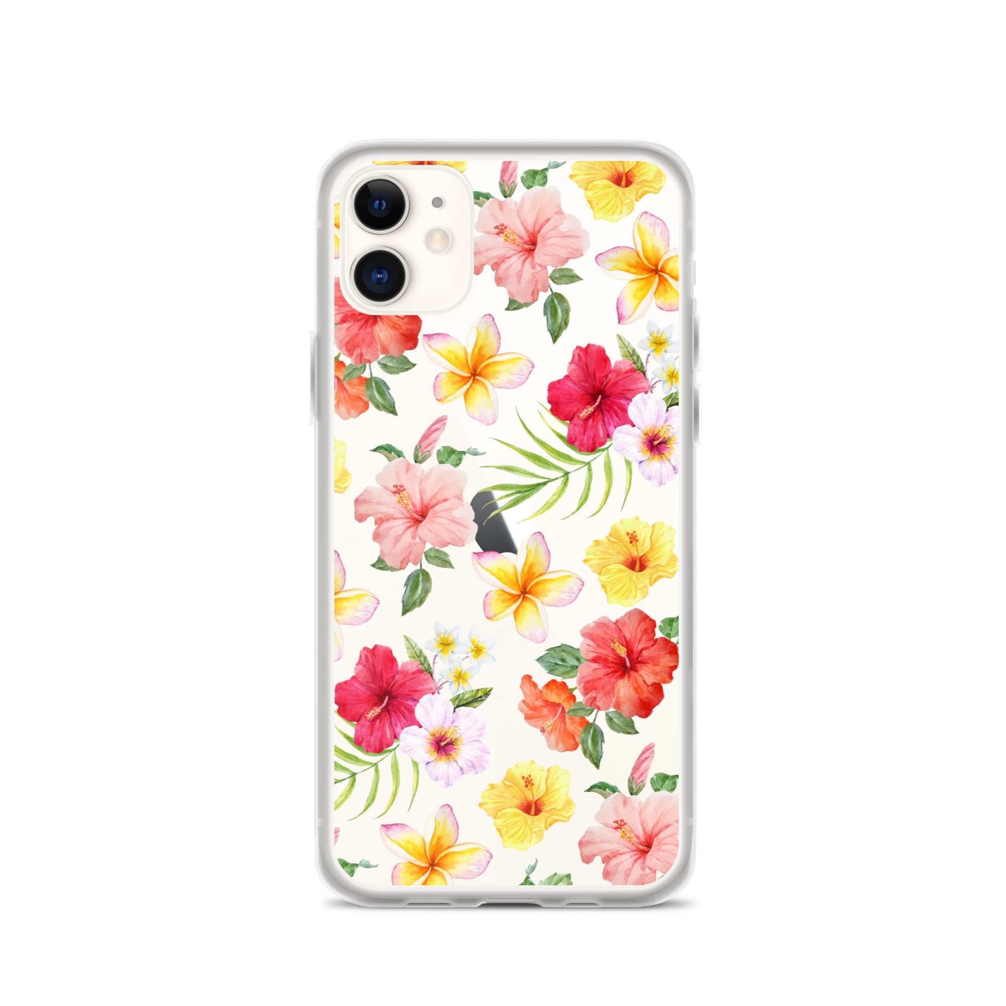 Hibiscus Clear iPhone Case