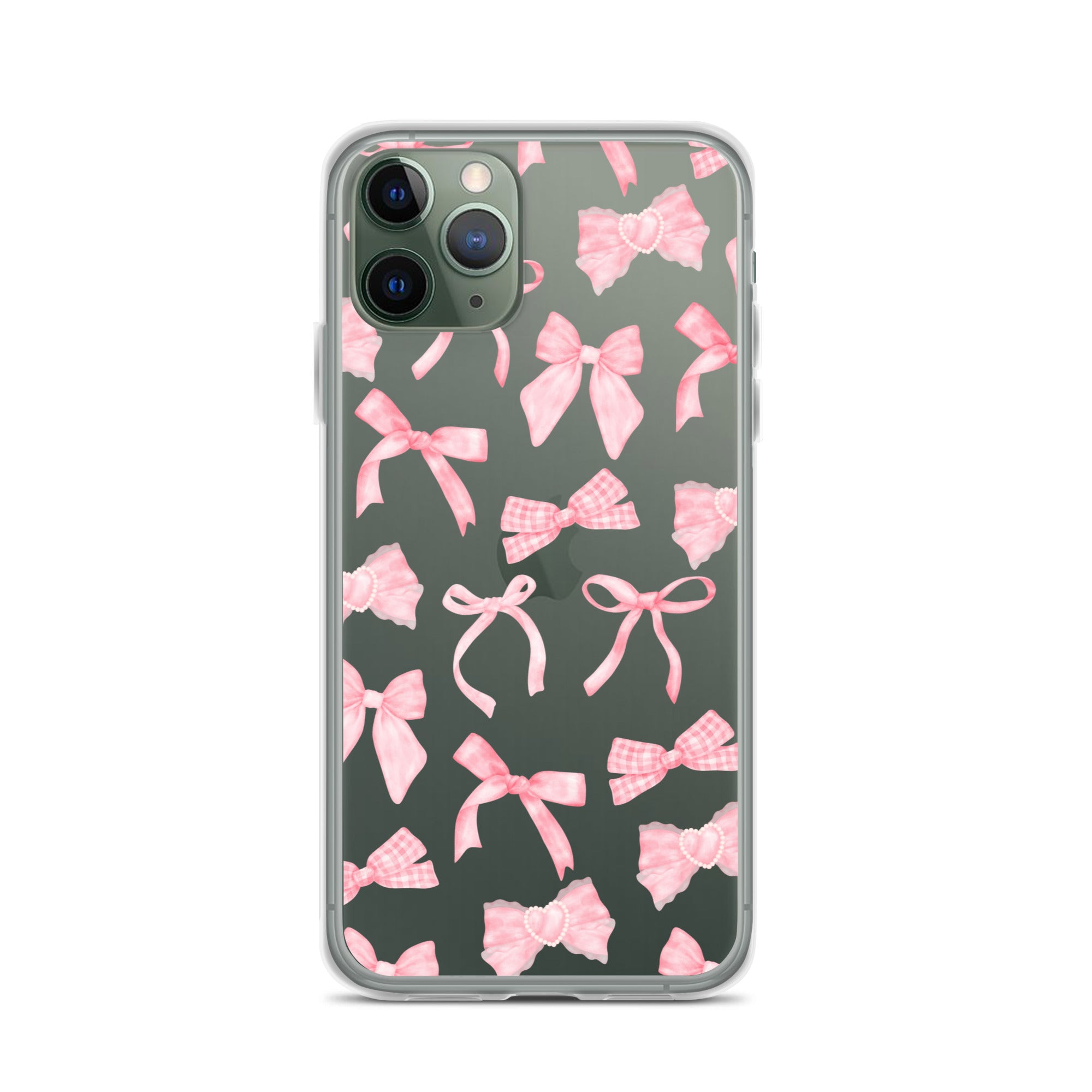 Bow Delight Clear iPhone Case