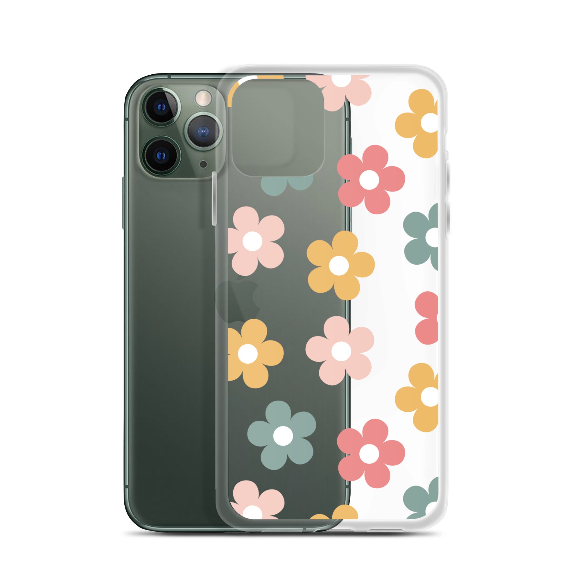 Boho Garden Clear iPhone Case