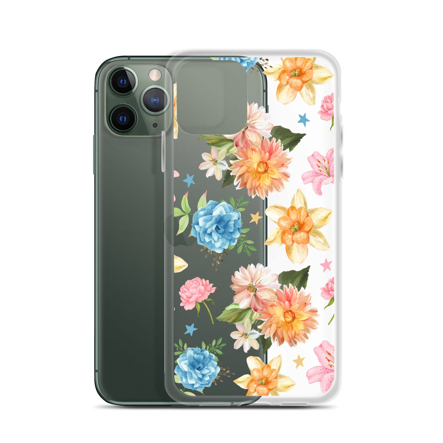 Floral Fiesta Clear iPhone Case