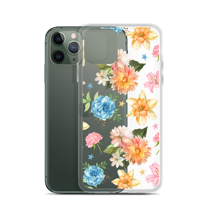 Floral Fiesta Clear iPhone Case