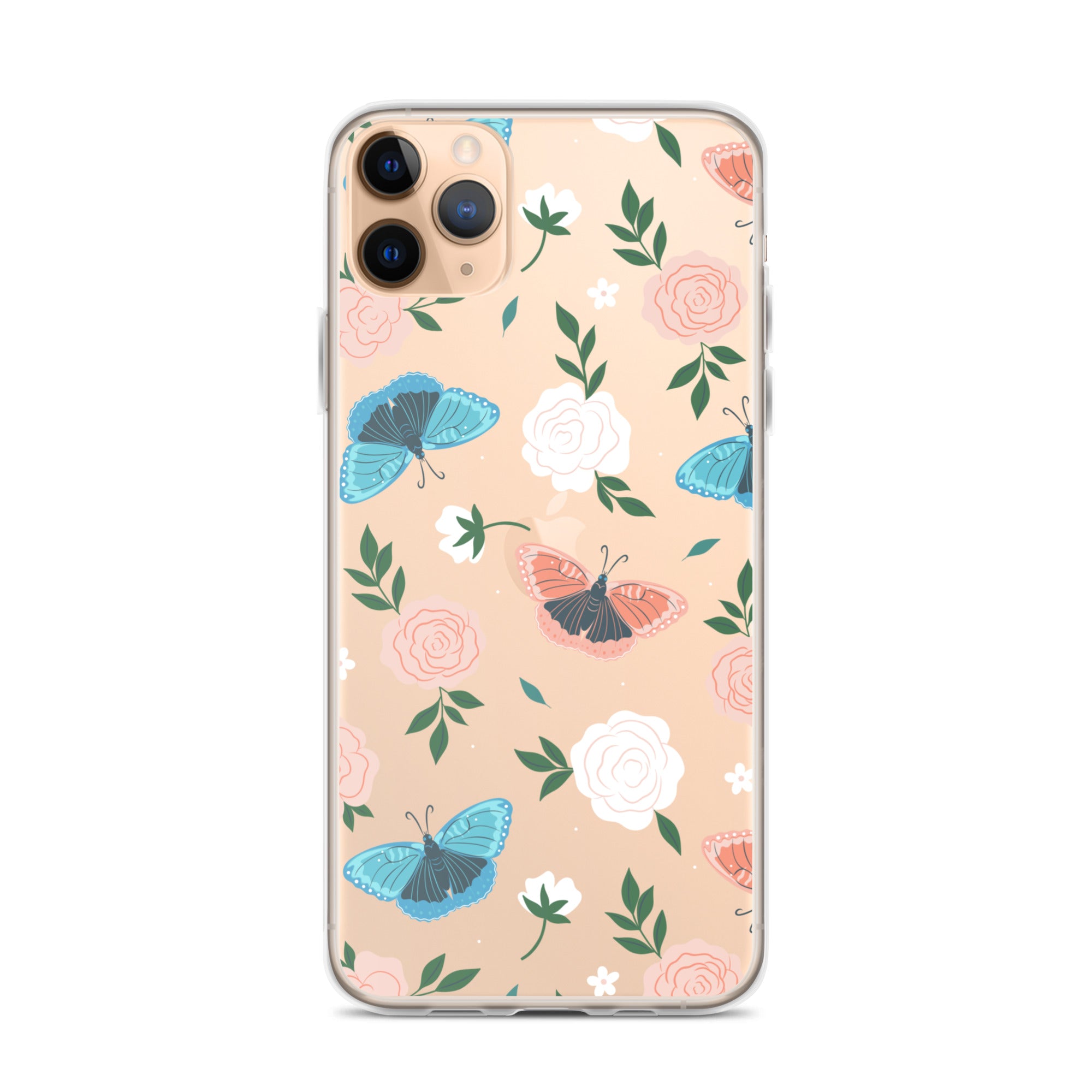White Blossom Clear iPhone Case iPhone 11 Pro Max