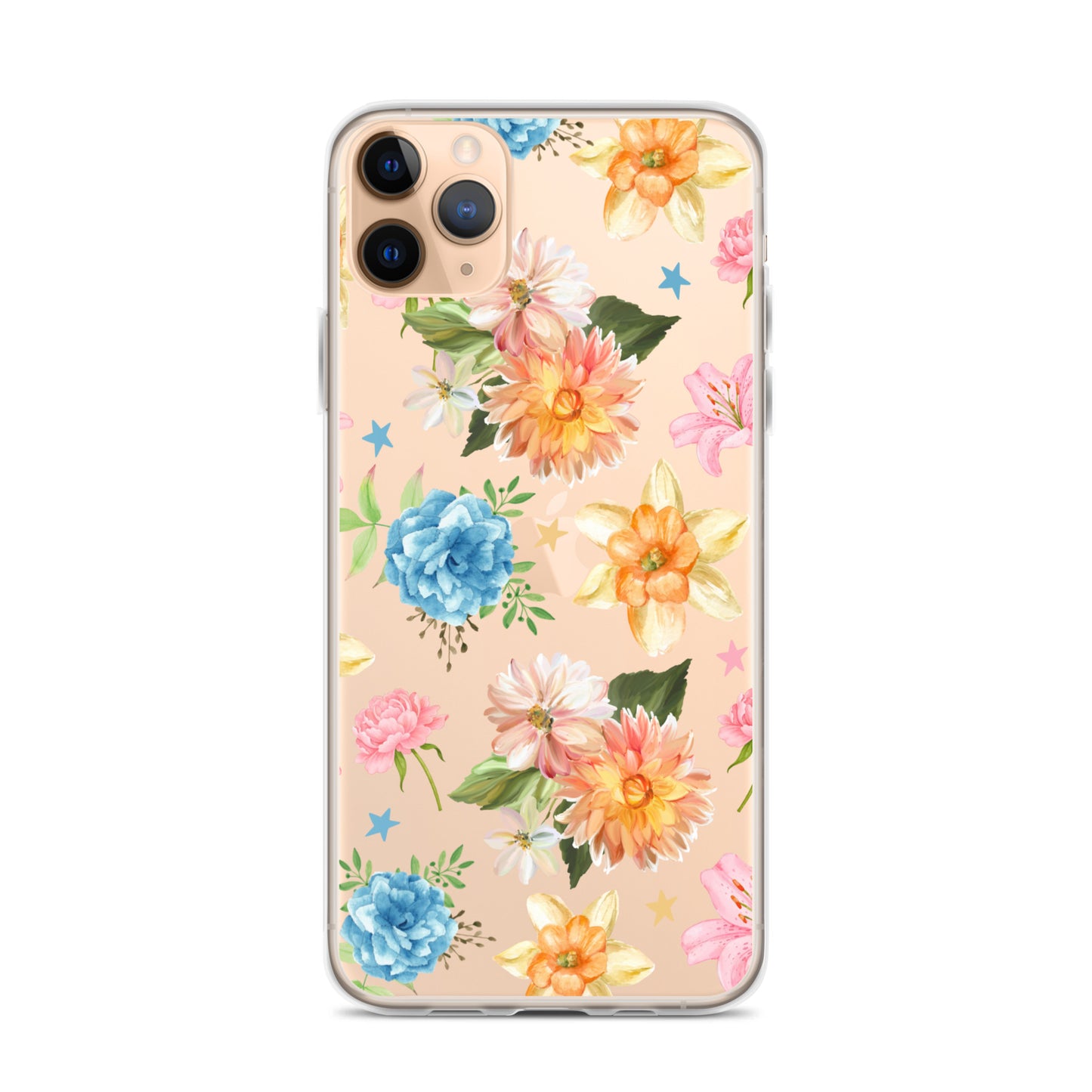 Floral Fiesta Clear iPhone Case