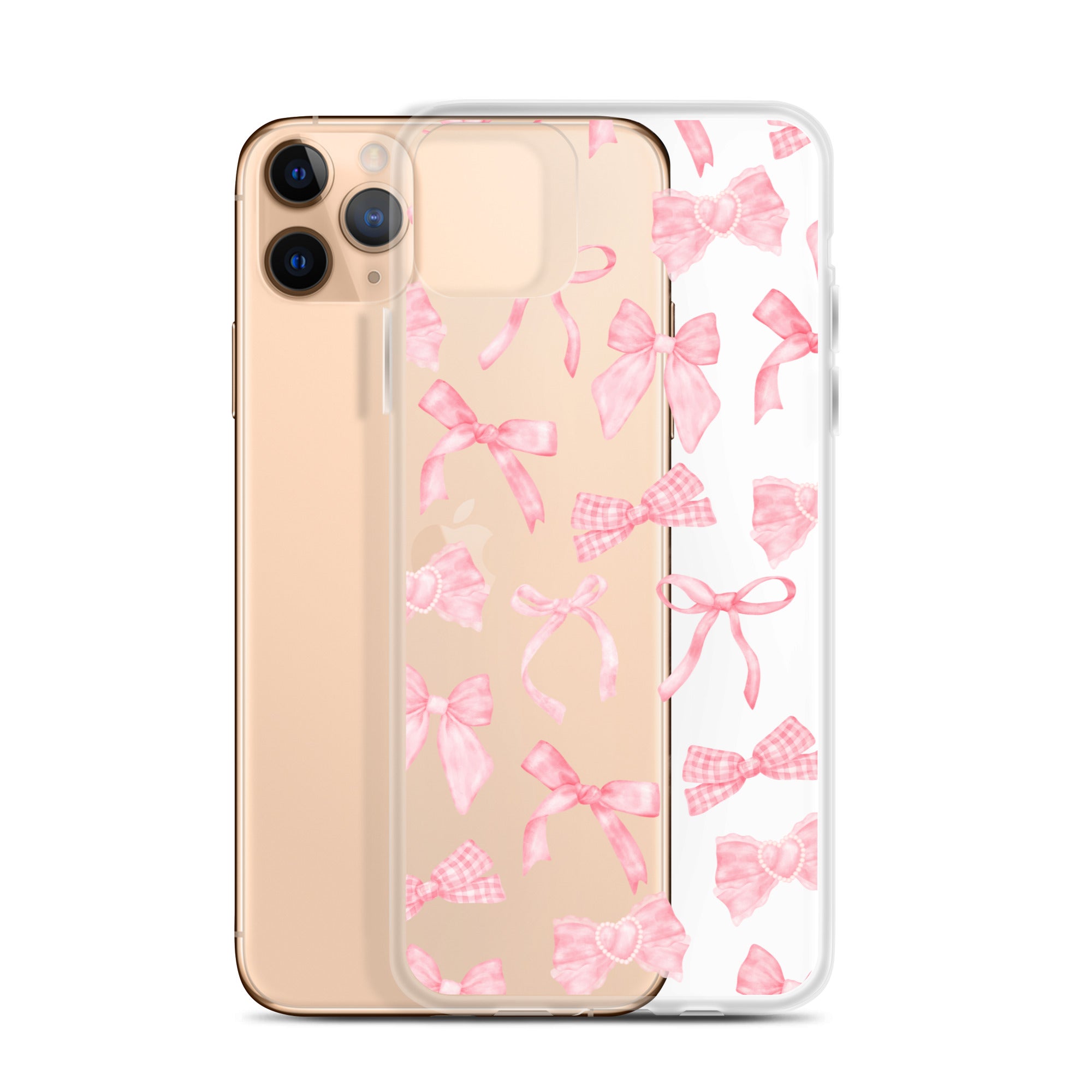 Bow Delight Clear iPhone Case