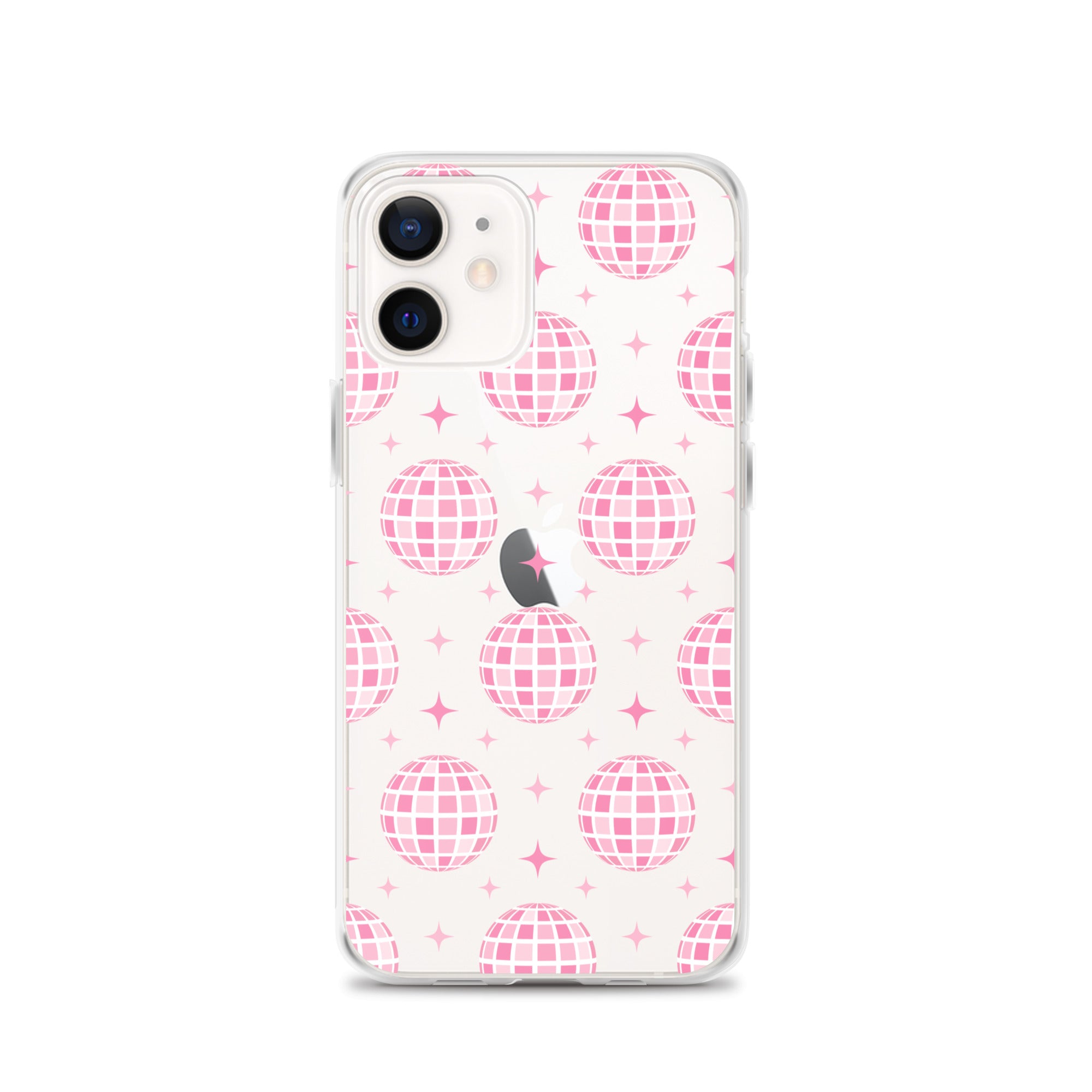 Pink Disco Clear iPhone Case iPhone 12