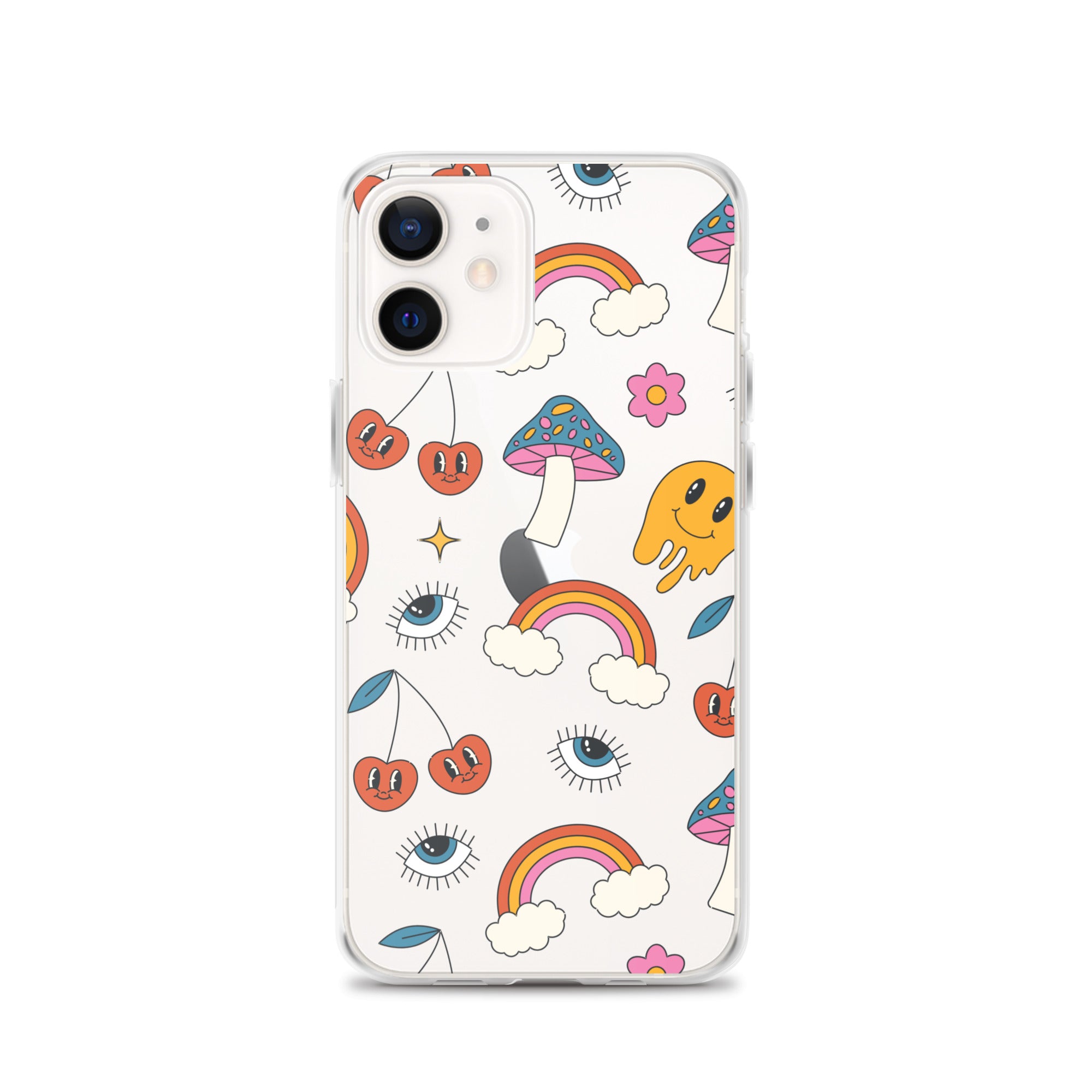 Rainbow Vibes Clear iPhone Case iPhone 12