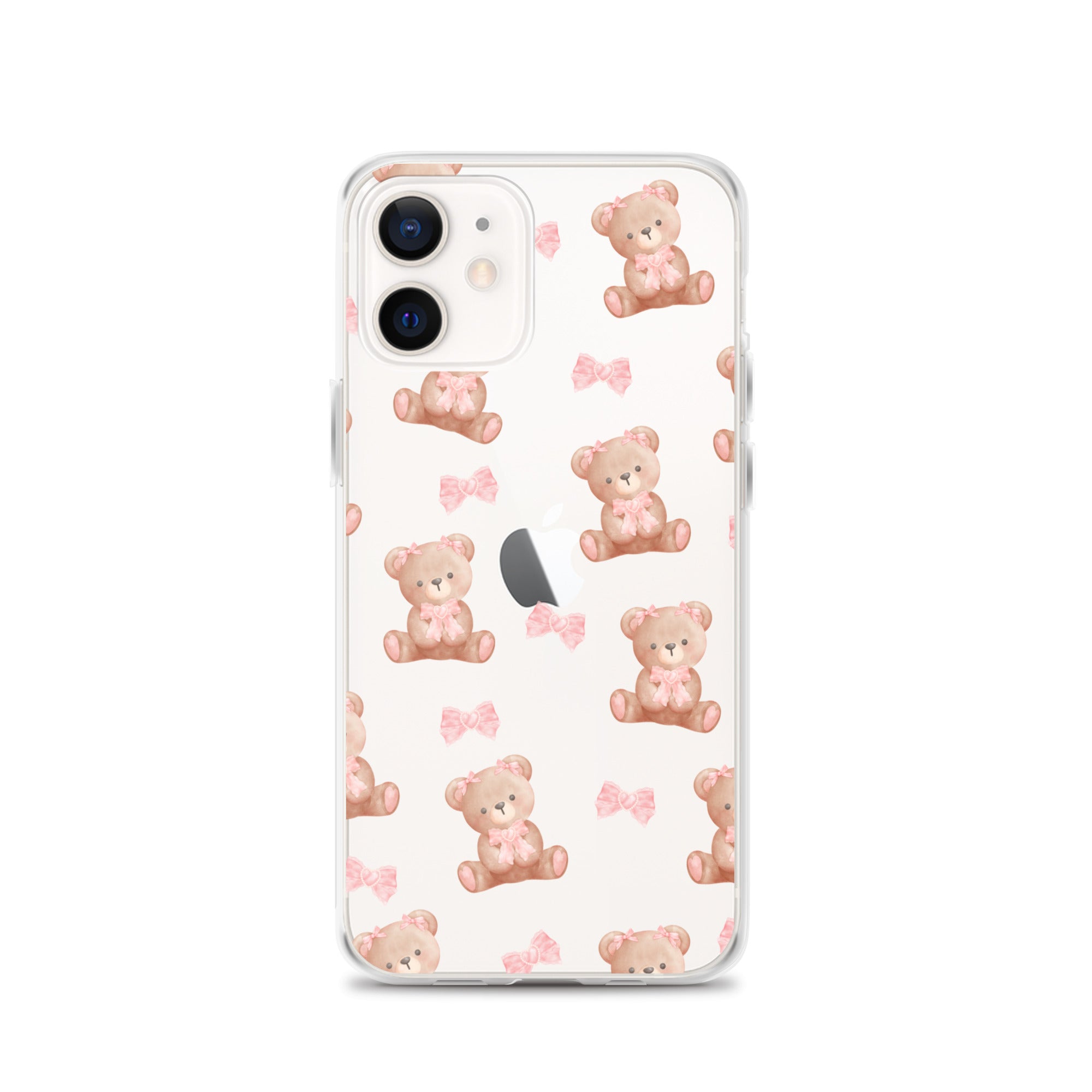 Bow Bear Clear iPhone Case