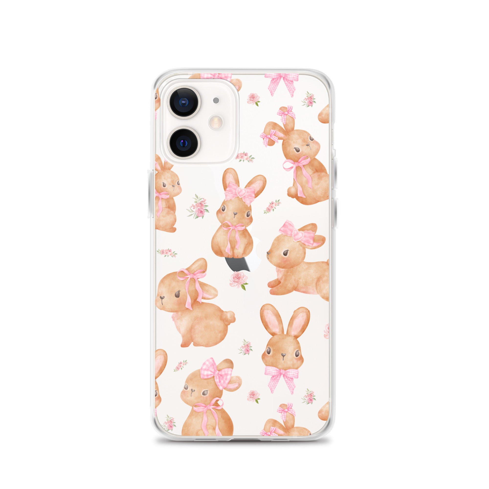 Bow Bunny Clear iPhone Case