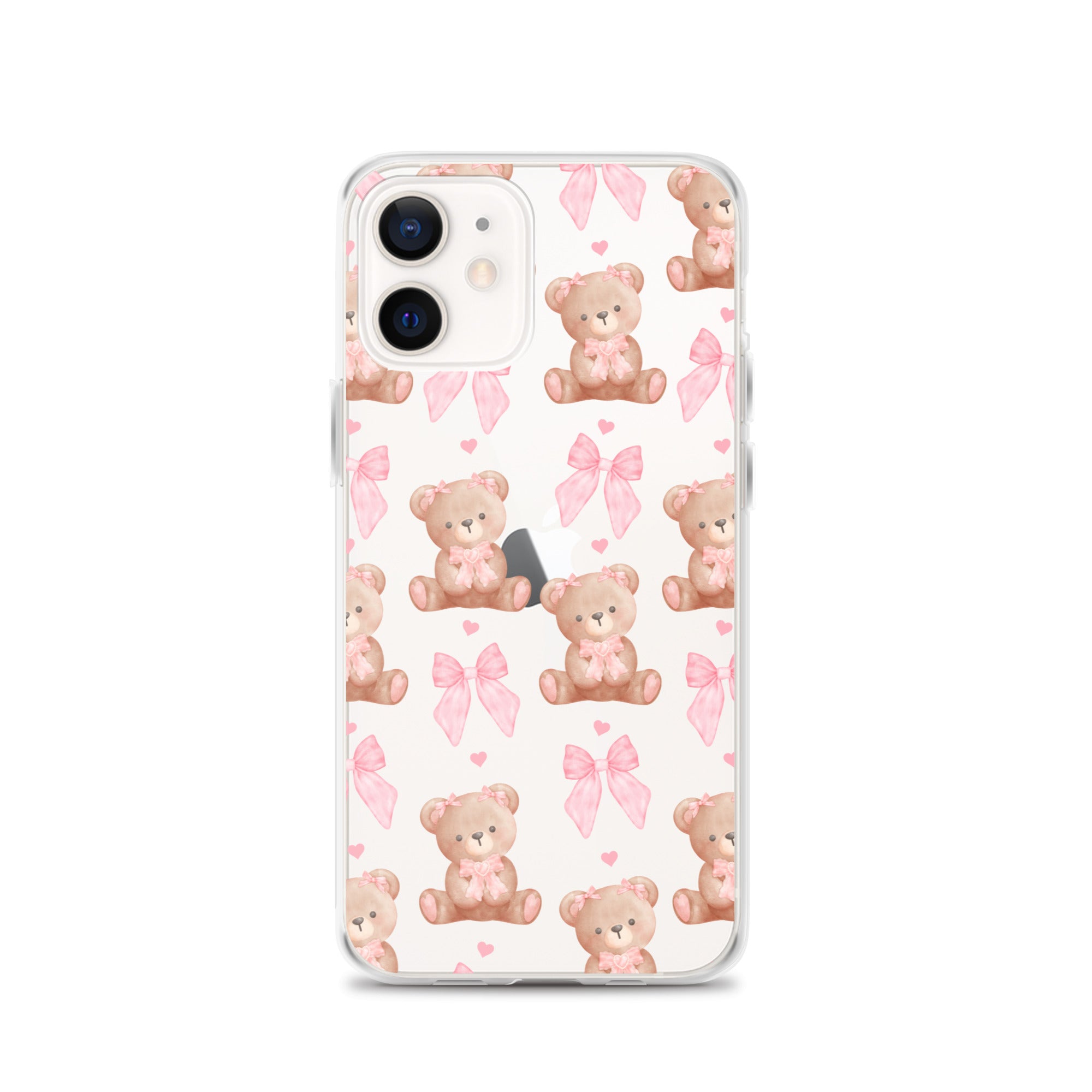 Bows & Bears Clear iPhone Case