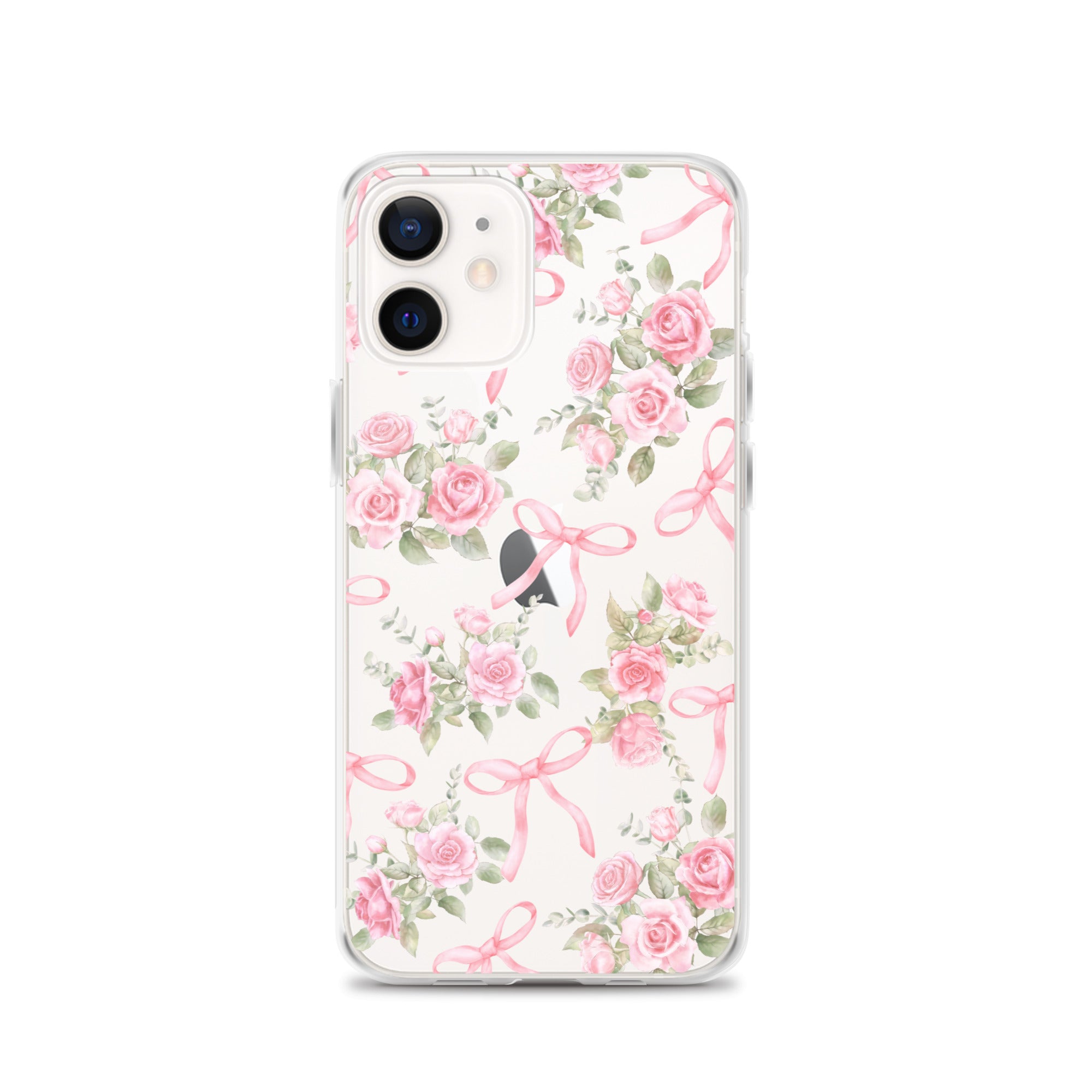 Bows & Roses Clear iPhone Case