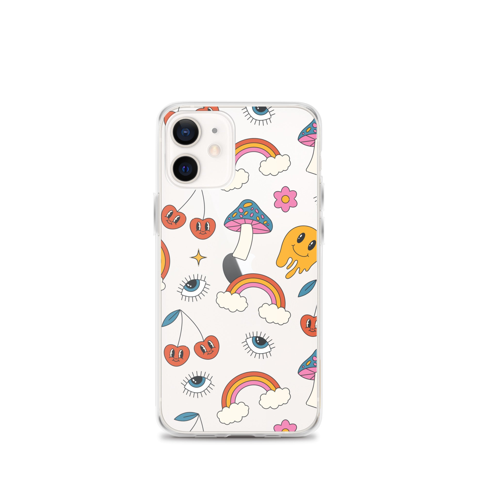 Rainbow Vibes Clear iPhone Case iPhone 12 mini