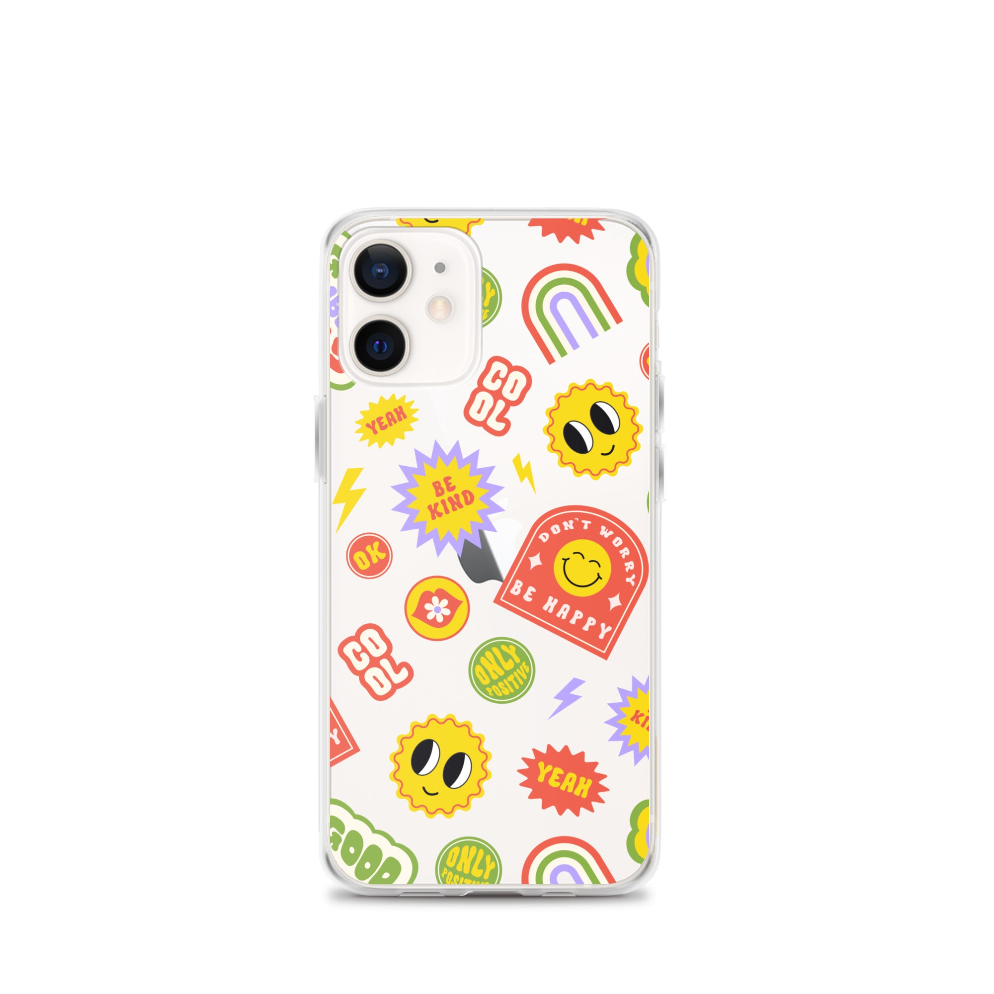 Good Vibes Clear iPhone Case iPhone 12 mini