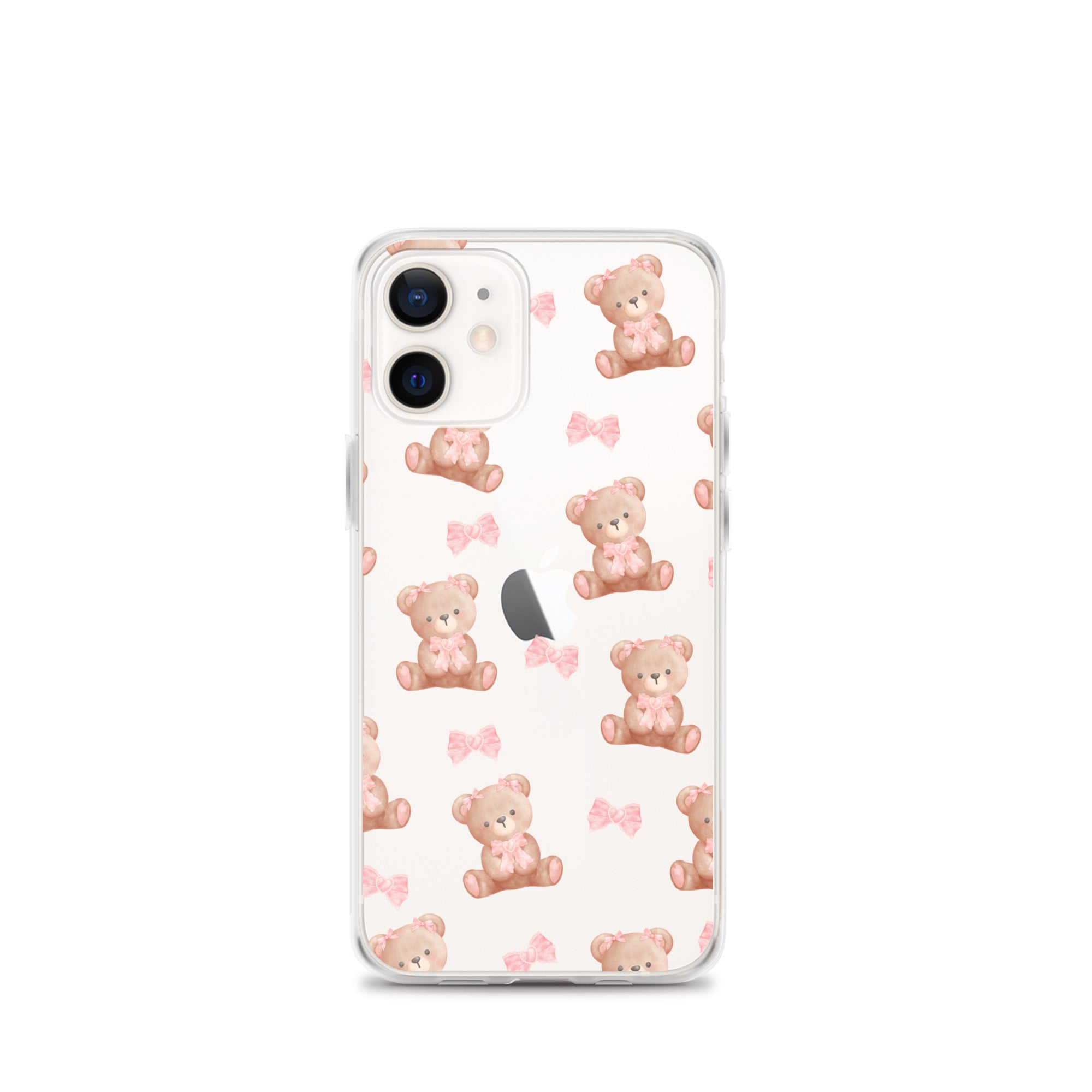 Bow Bear Clear iPhone Case