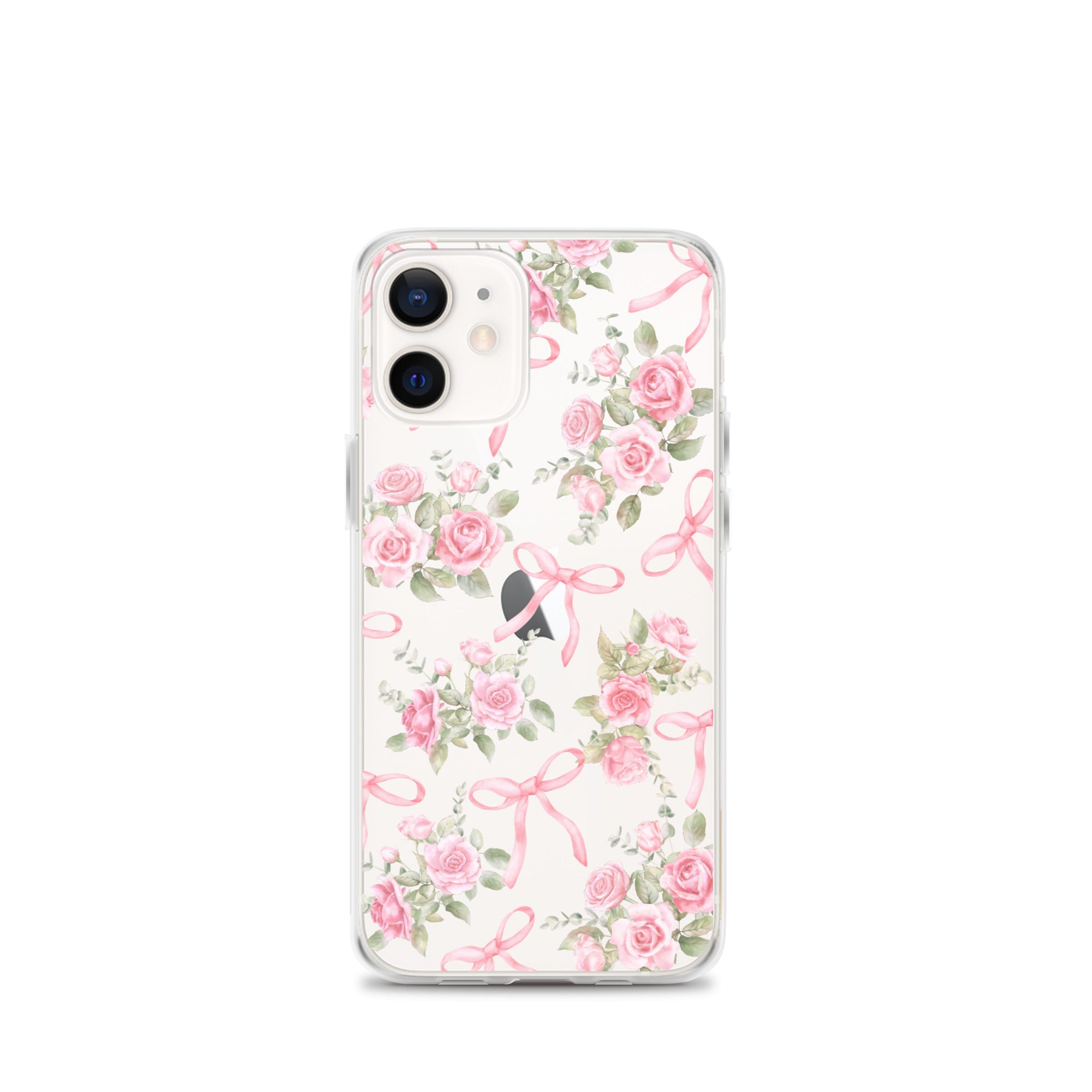 Bows & Roses Clear iPhone Case