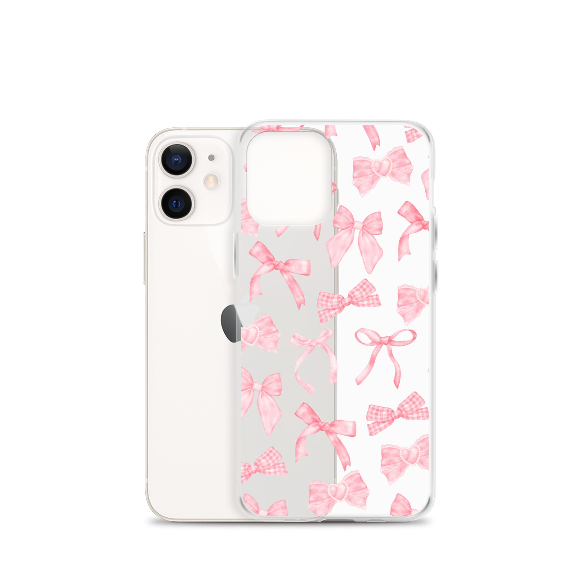 Bow Delight Clear iPhone Case