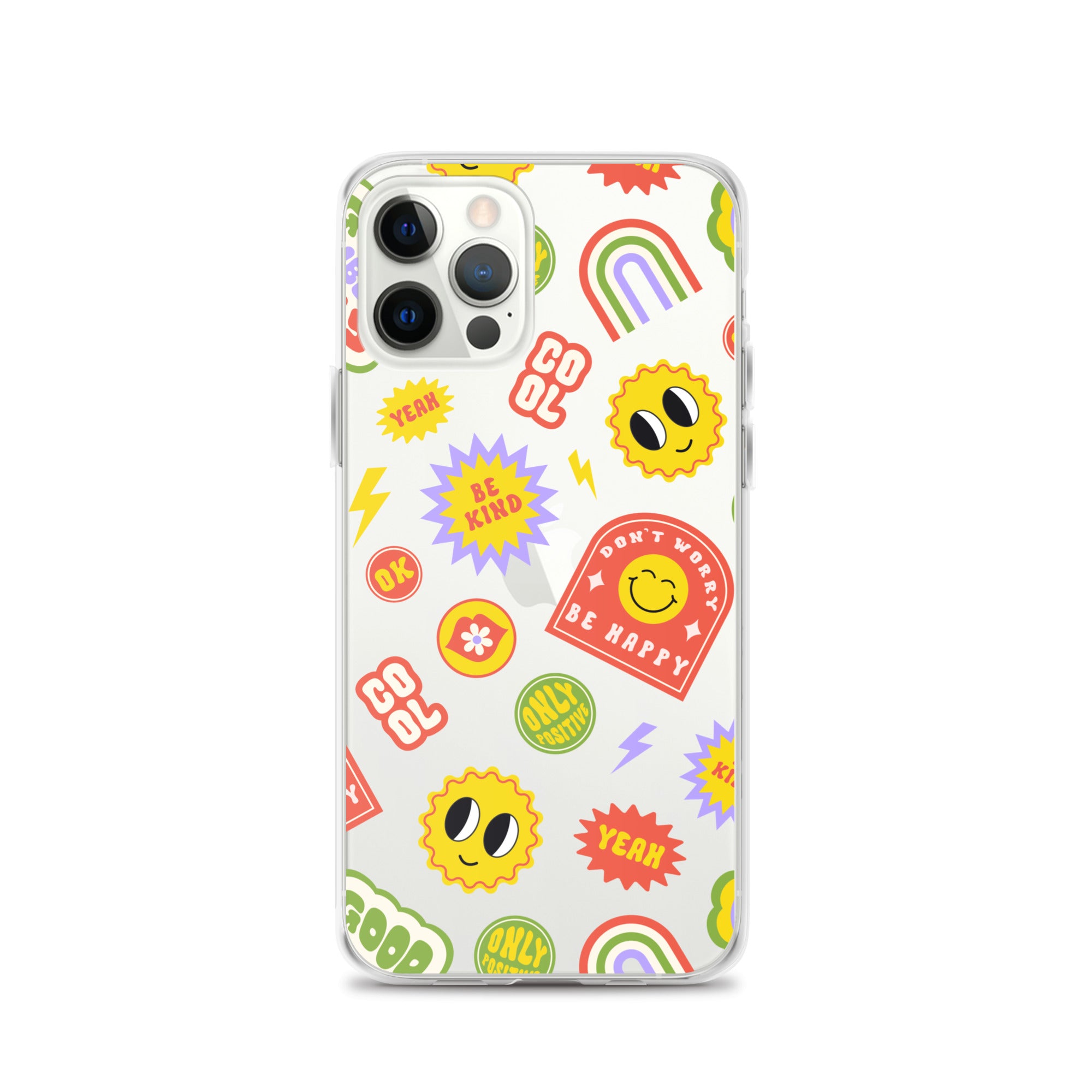 Good Vibes Clear iPhone Case iPhone 12 Pro