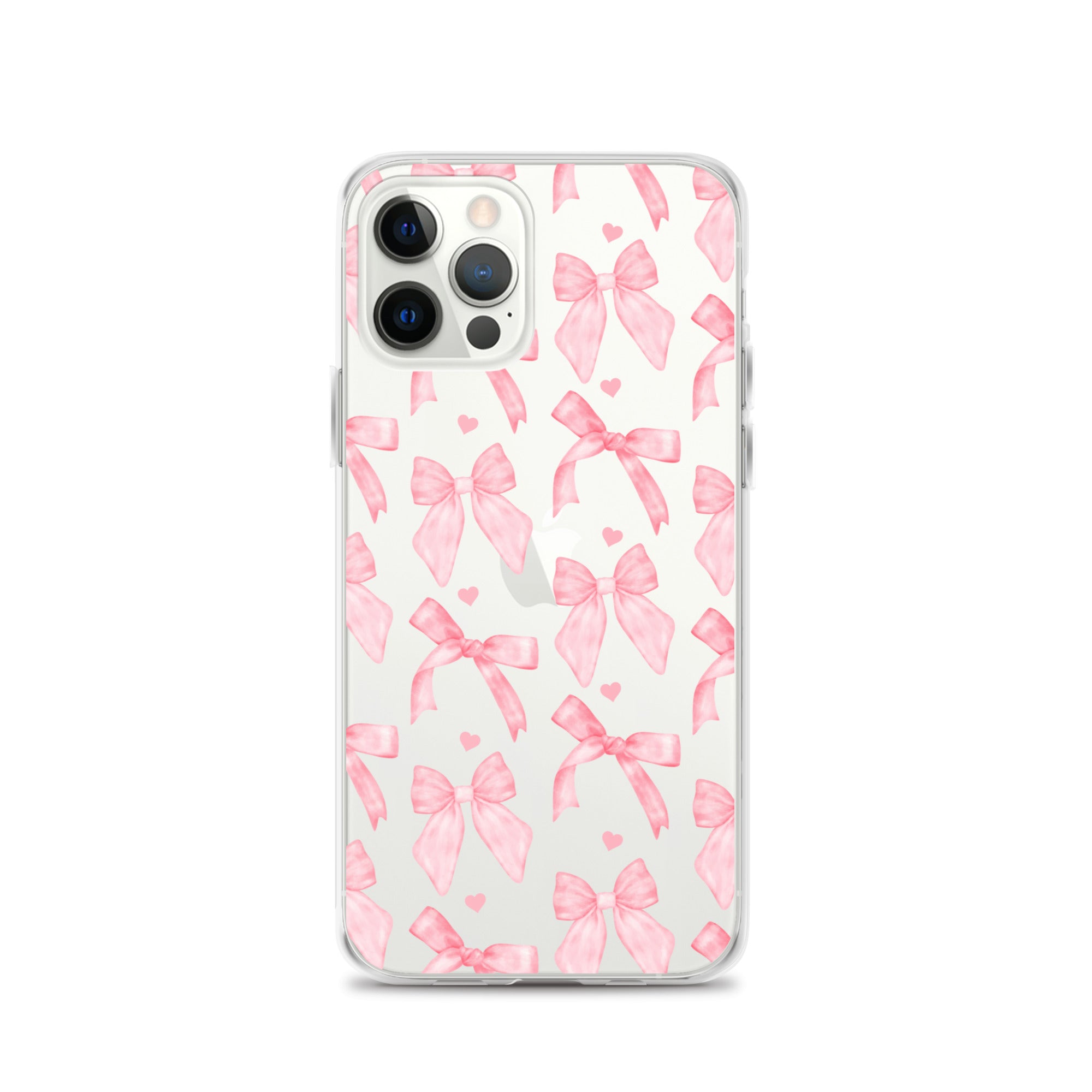 Flirty Bows Clear iPhone Case