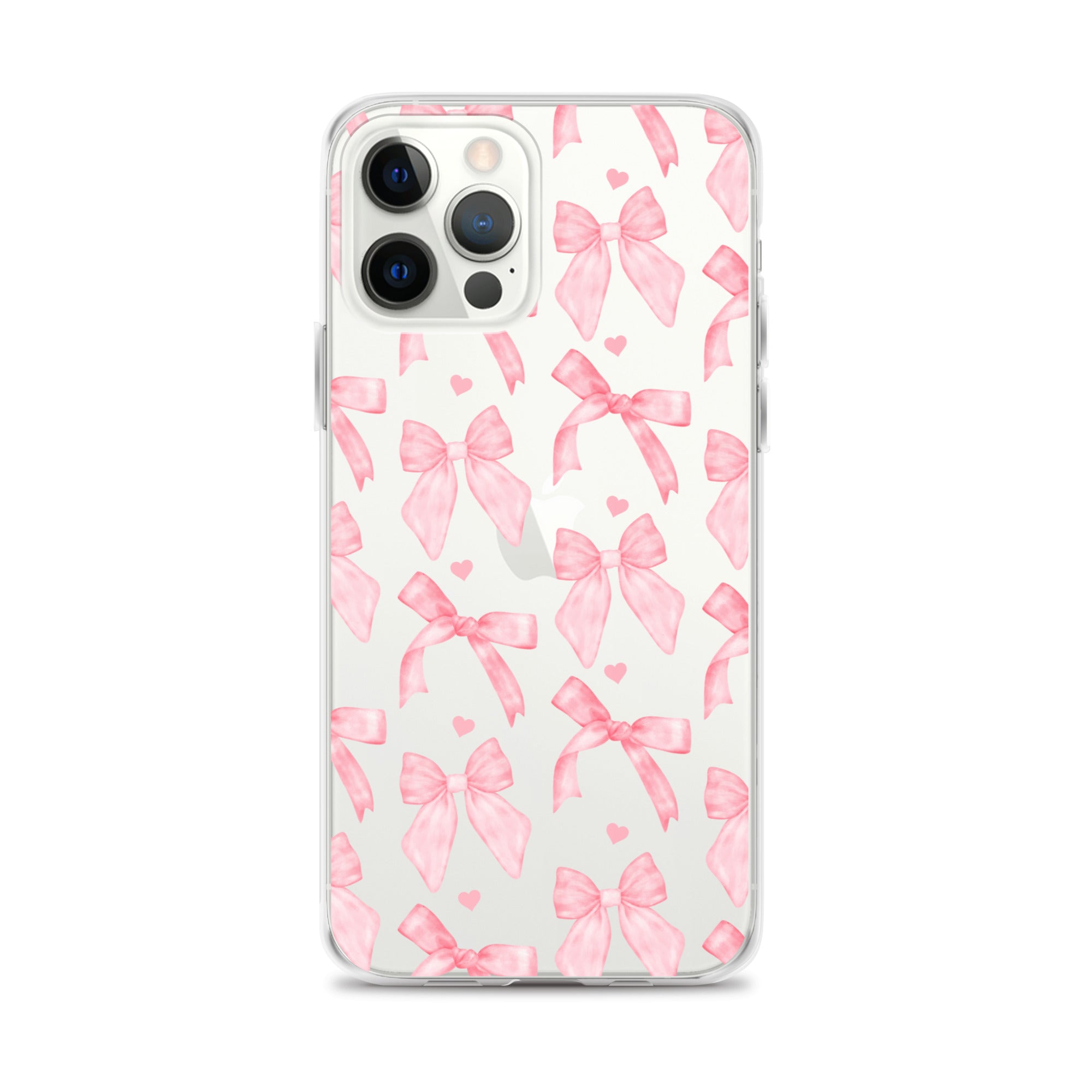 Flirty Bows Clear iPhone Case