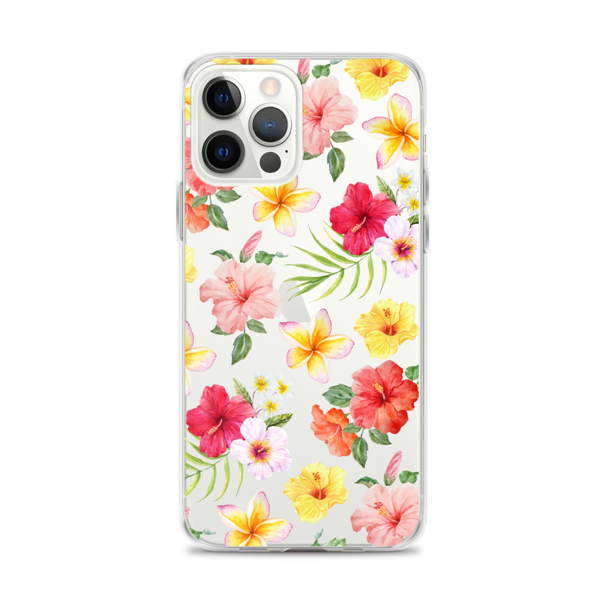 Hibiscus Clear iPhone Case