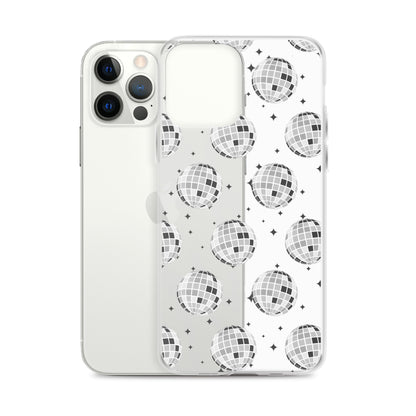 Disco Balls Clear iPhone Case