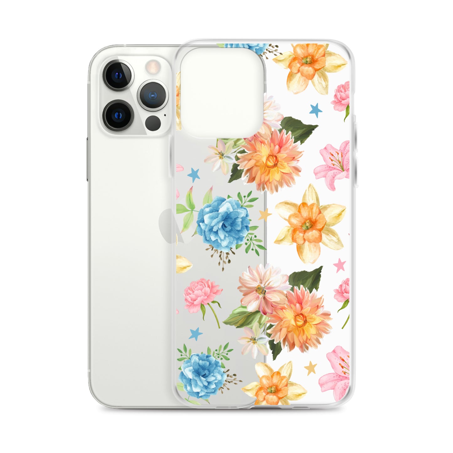 Floral Fiesta Clear iPhone Case