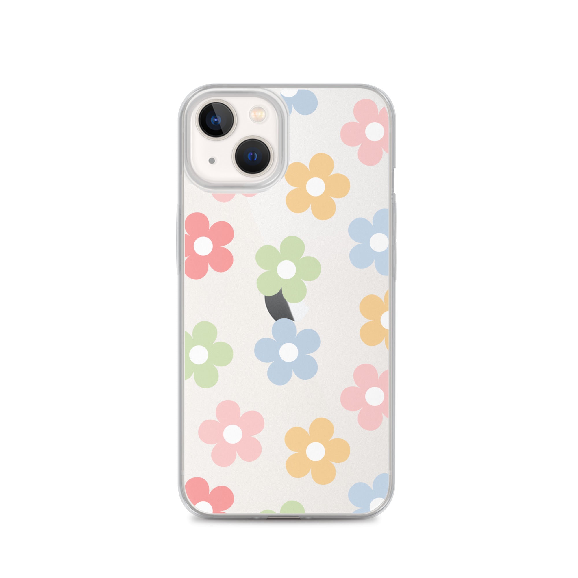 Pastel Garden Clear iPhone Case