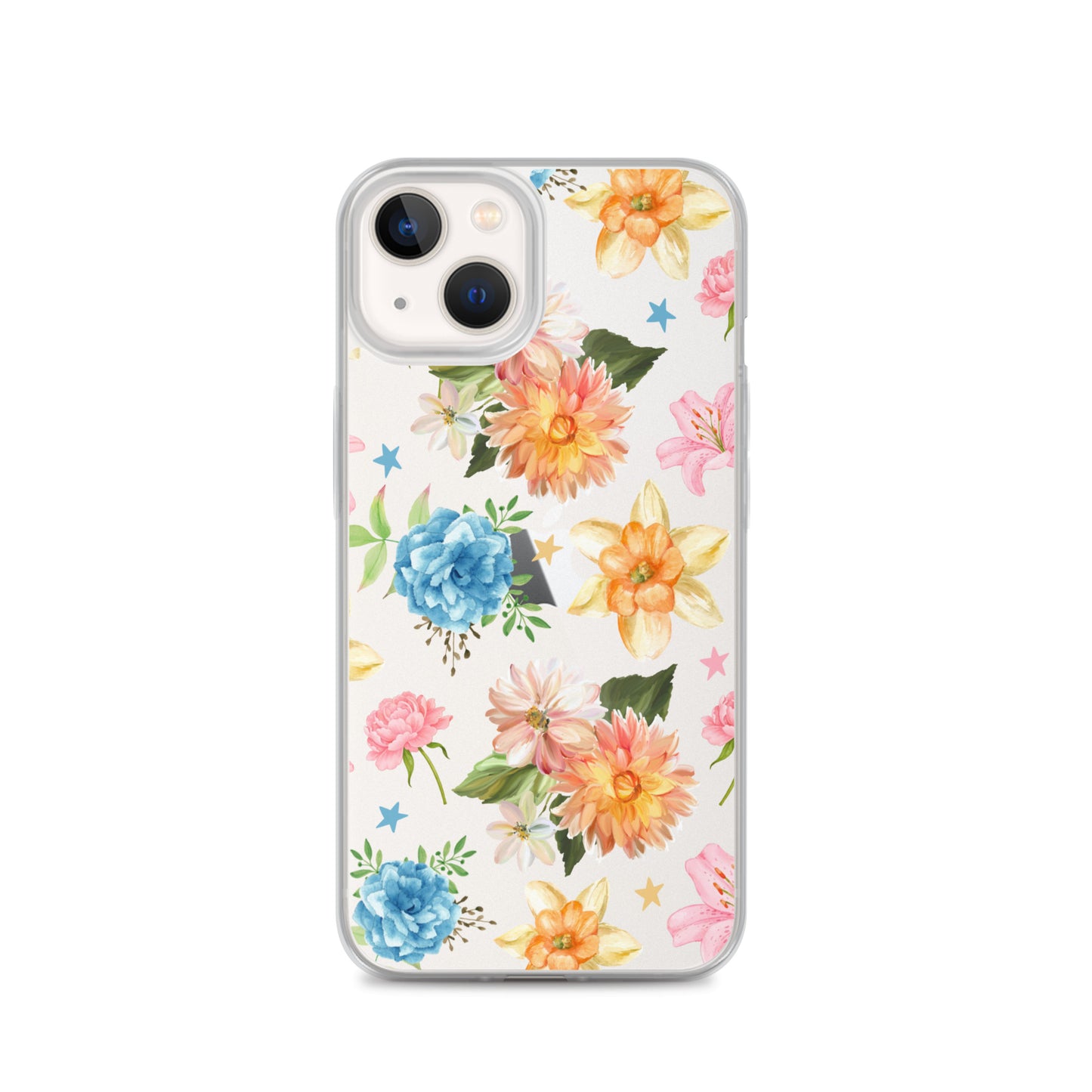 Floral Fiesta Clear iPhone Case