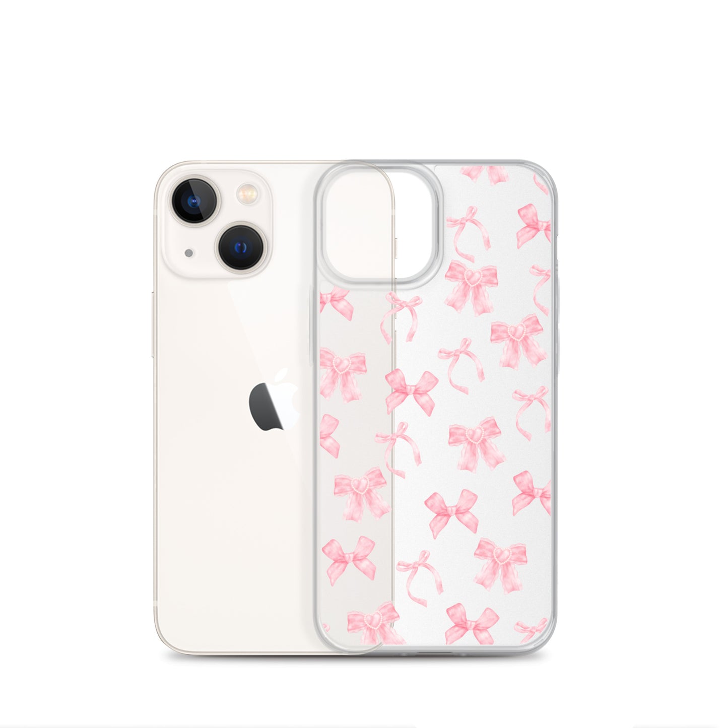 Coquette Bows Clear iPhone Case