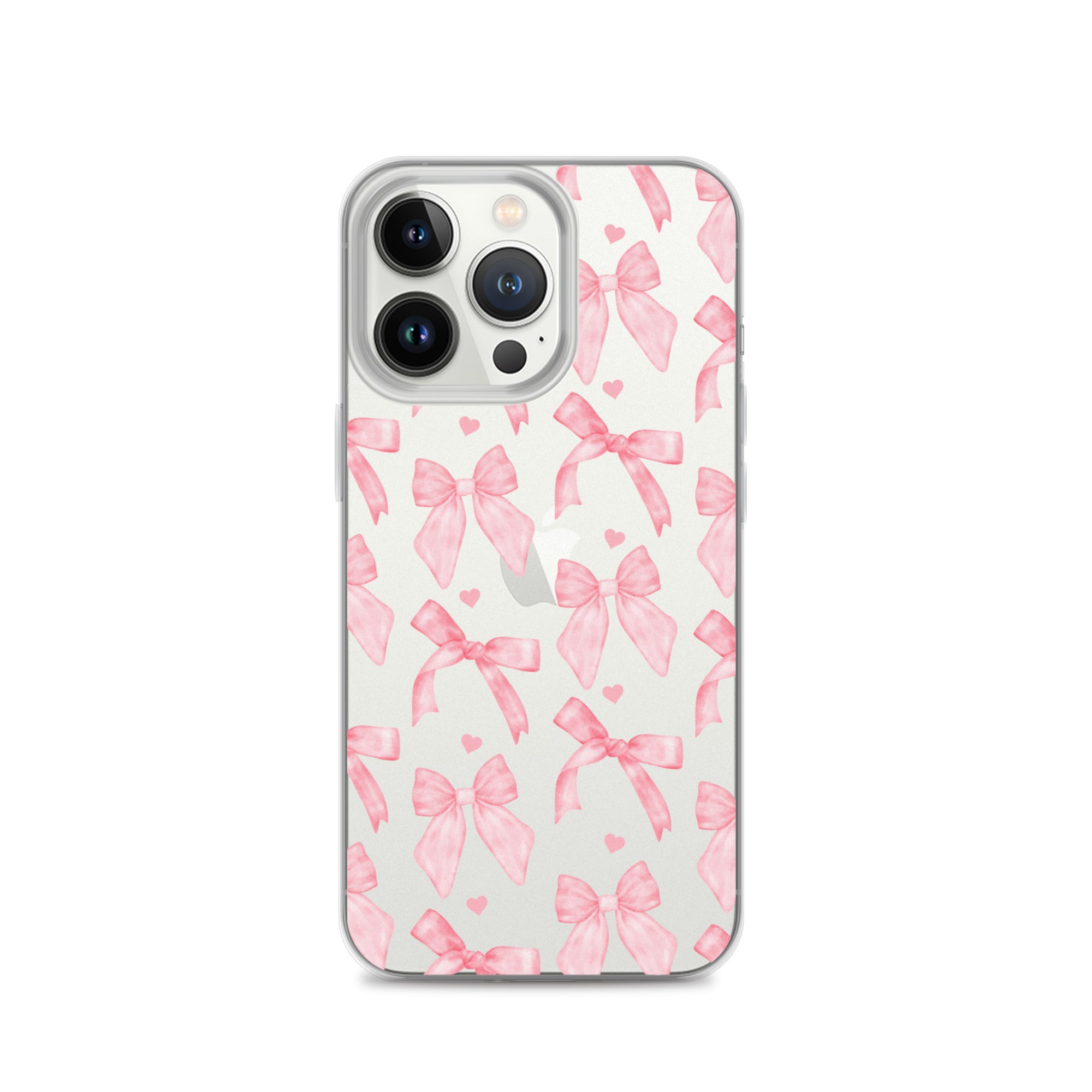 Flirty Bows Clear iPhone Case