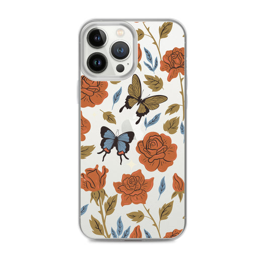 Butterfly Spices Clear iPhone Case iPhone 13 Pro Max