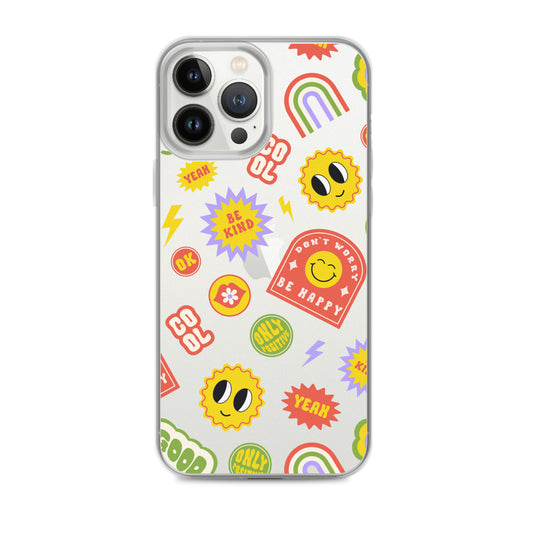 Good Vibes Clear iPhone Case iPhone 13 Pro Max